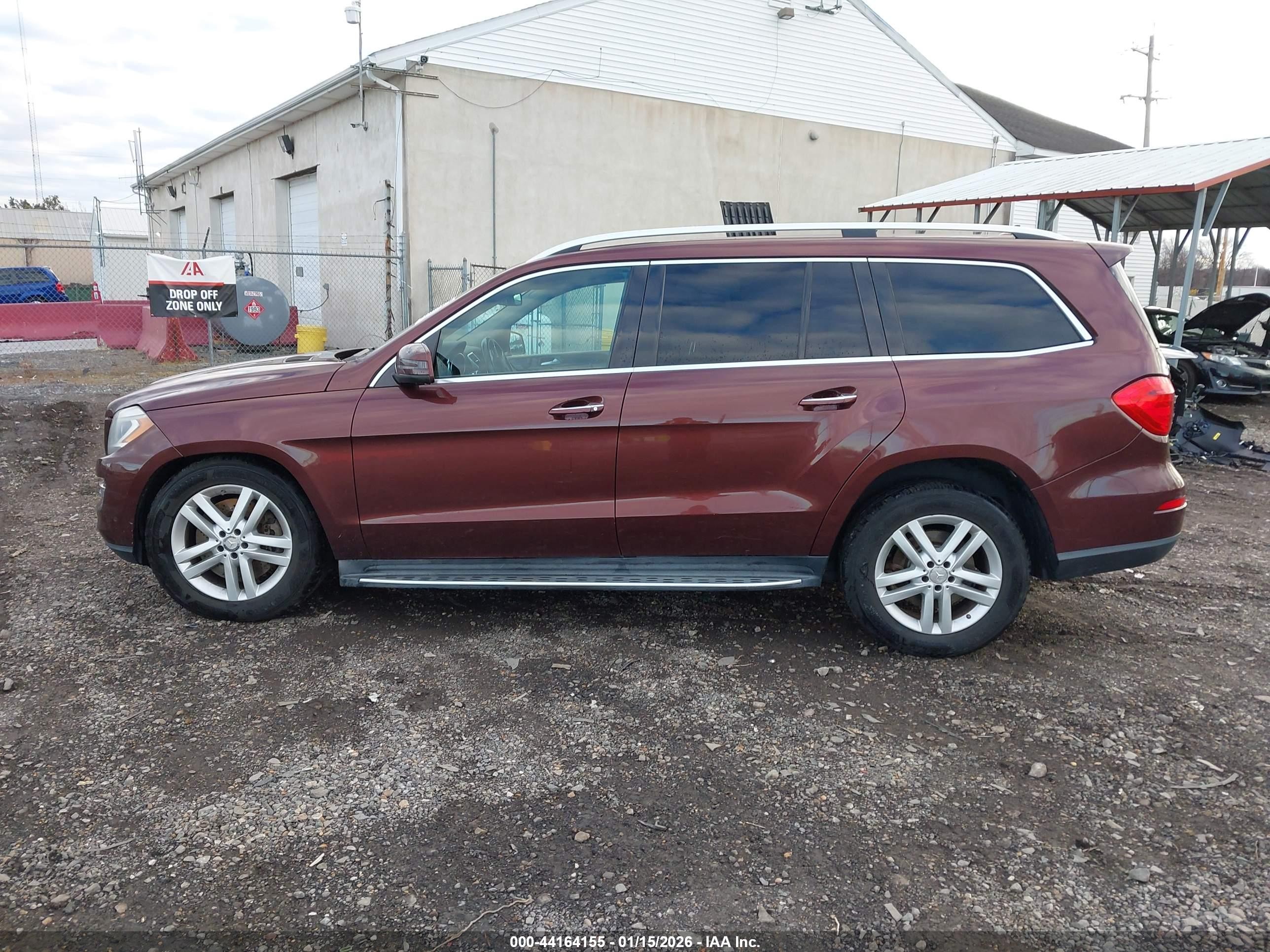 2014 Mercedes-benz Gl 450 4matic Burgundy vin: 4JGDF7CE0EA278765
