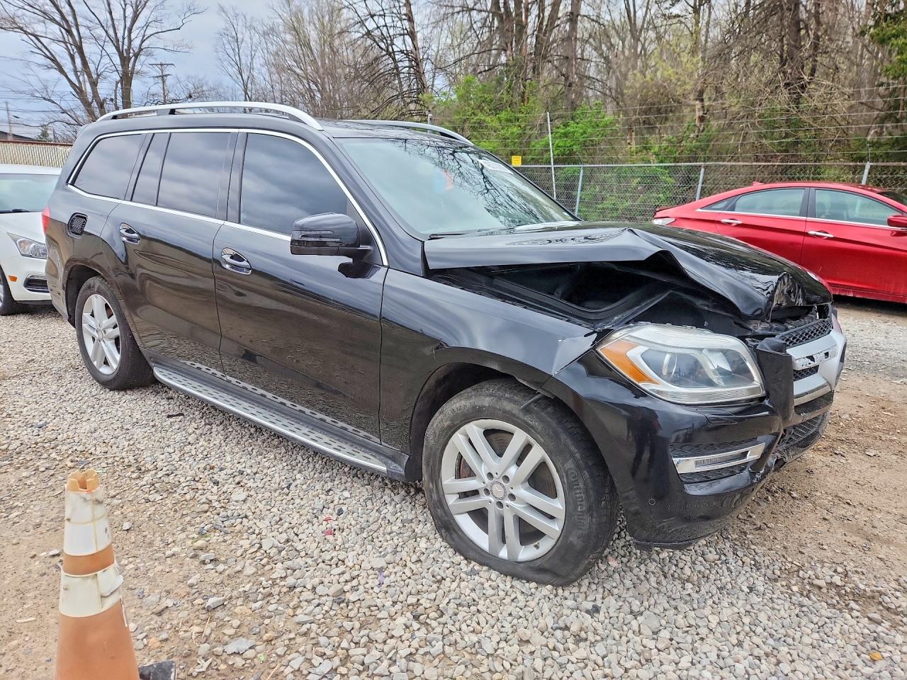 2014 Mercedes-benz Gl 450 4matic Черный vin: 4JGDF7CE0EA283657