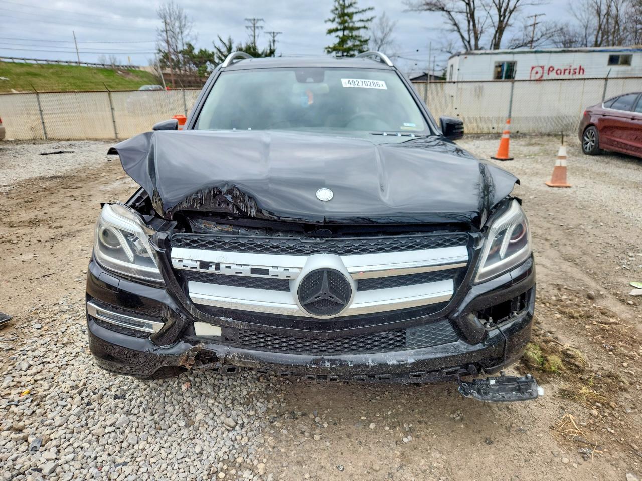 2014 Mercedes-benz Gl 450 4matic Черный vin: 4JGDF7CE0EA283657