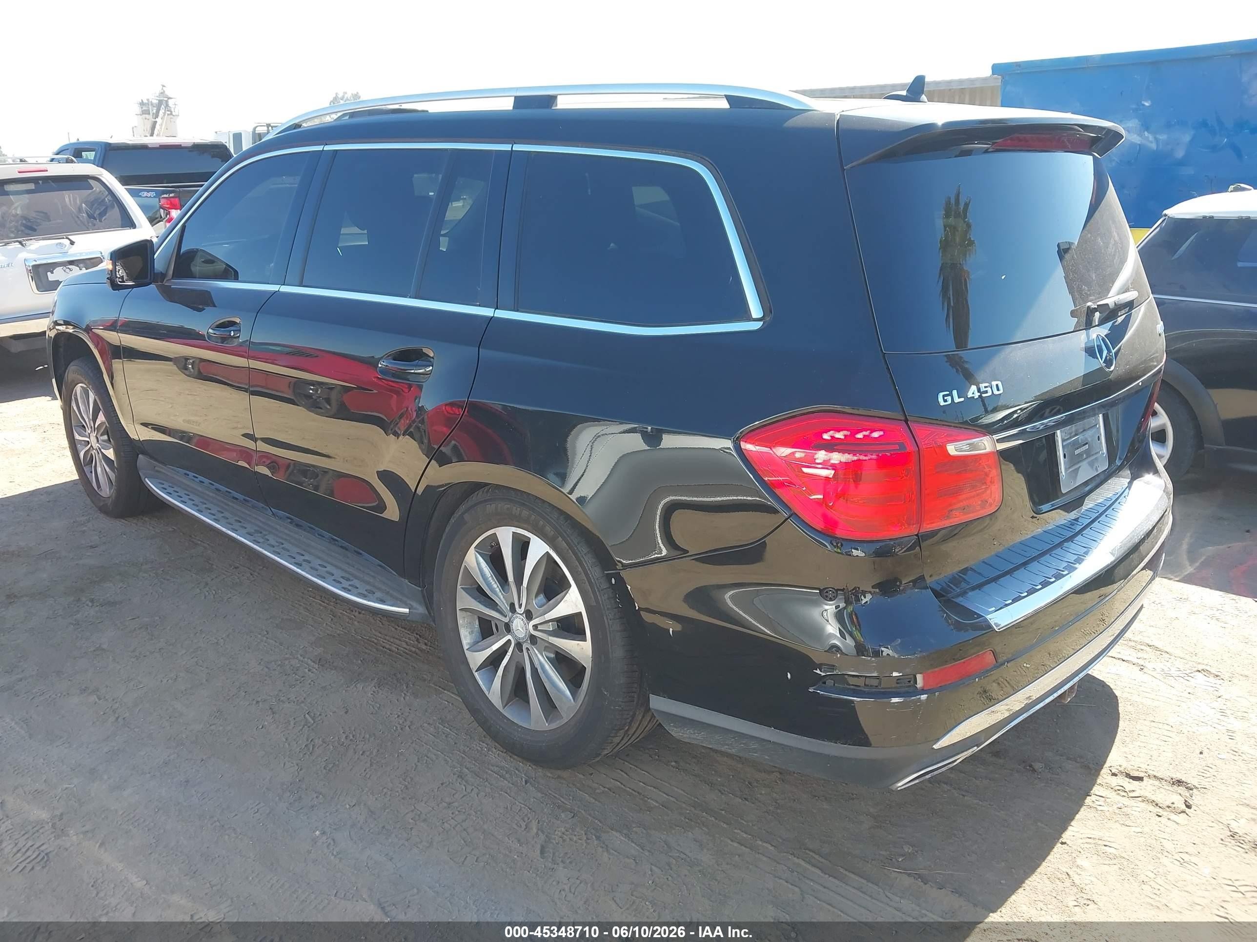 2014 Mercedes-benz Gl 450 4matic Black vin: 4JGDF7CE0EA304930
