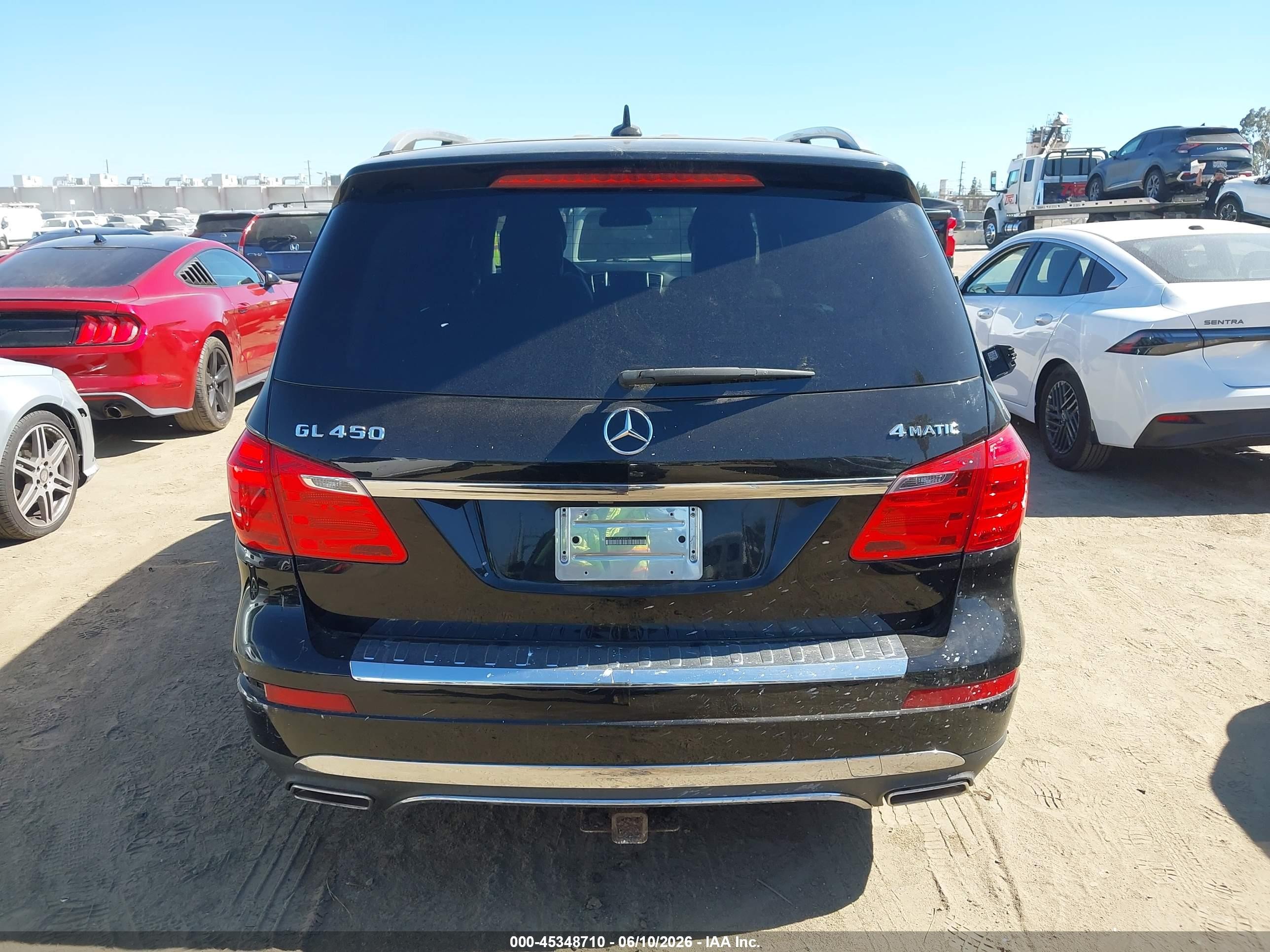 2014 Mercedes-benz Gl 450 4matic Black vin: 4JGDF7CE0EA304930