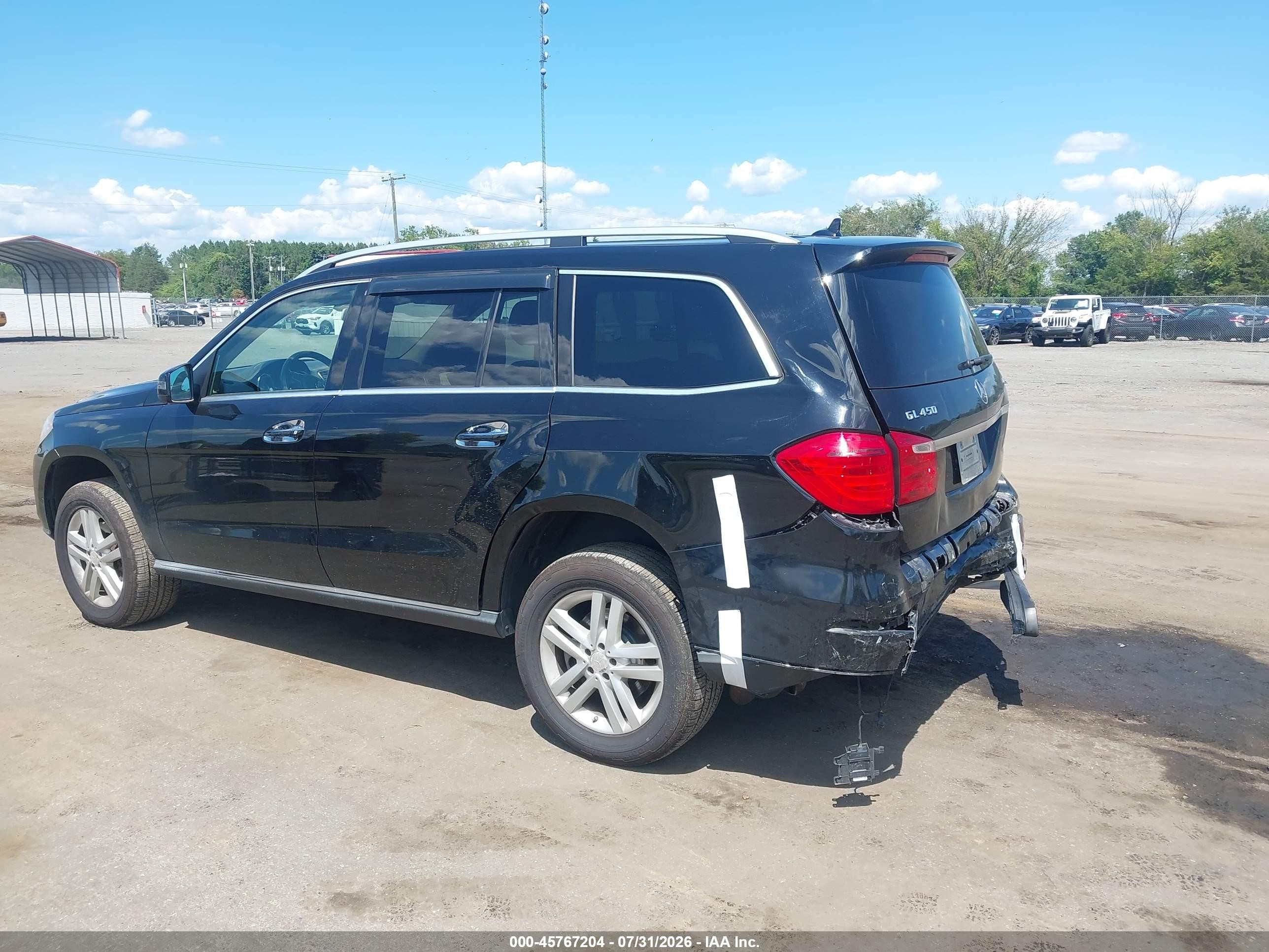 2014 Mercedes-benz Gl 450 4matic Black vin: 4JGDF7CE0EA312879