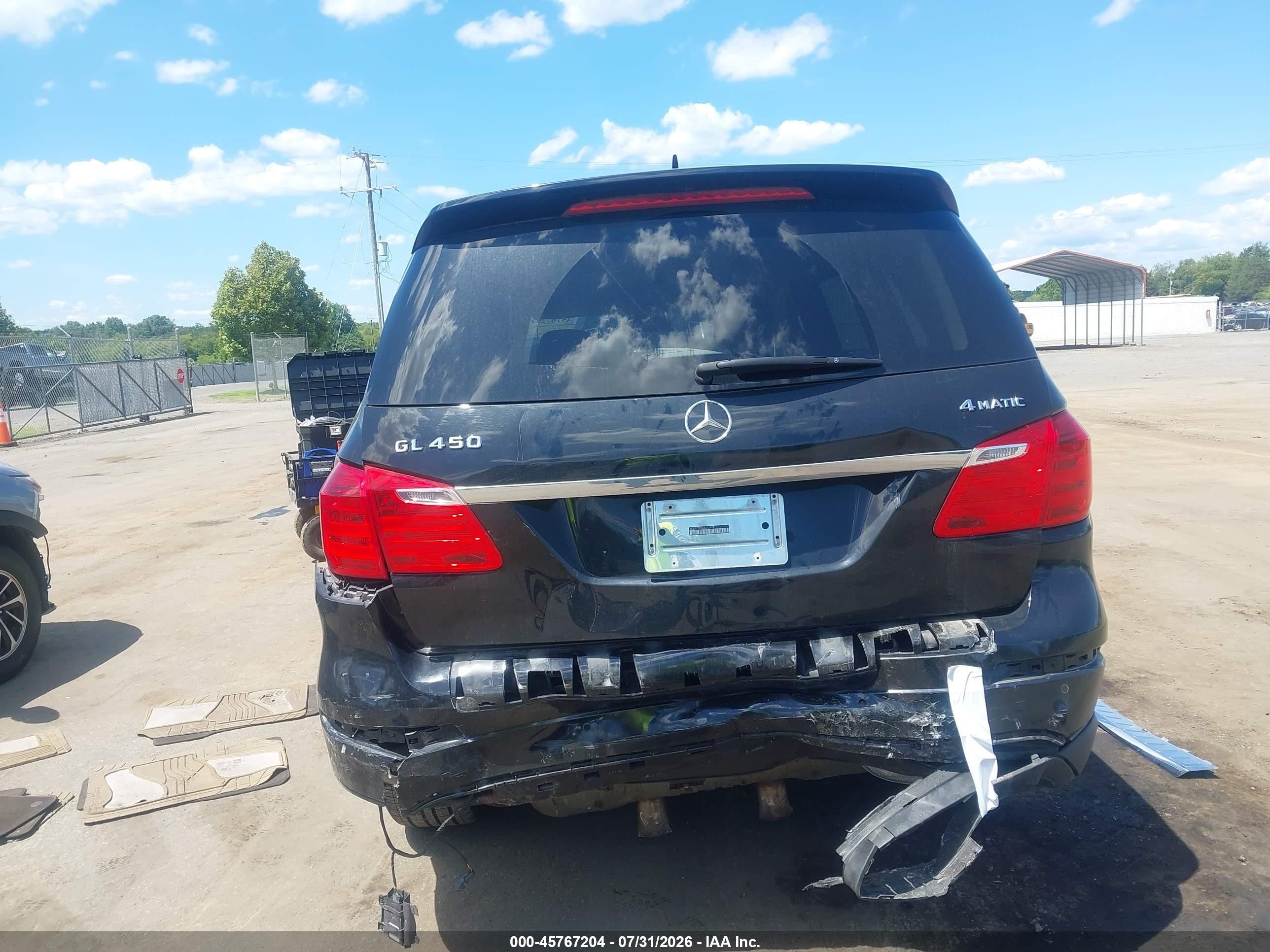 2014 Mercedes-benz Gl 450 4matic Black vin: 4JGDF7CE0EA312879