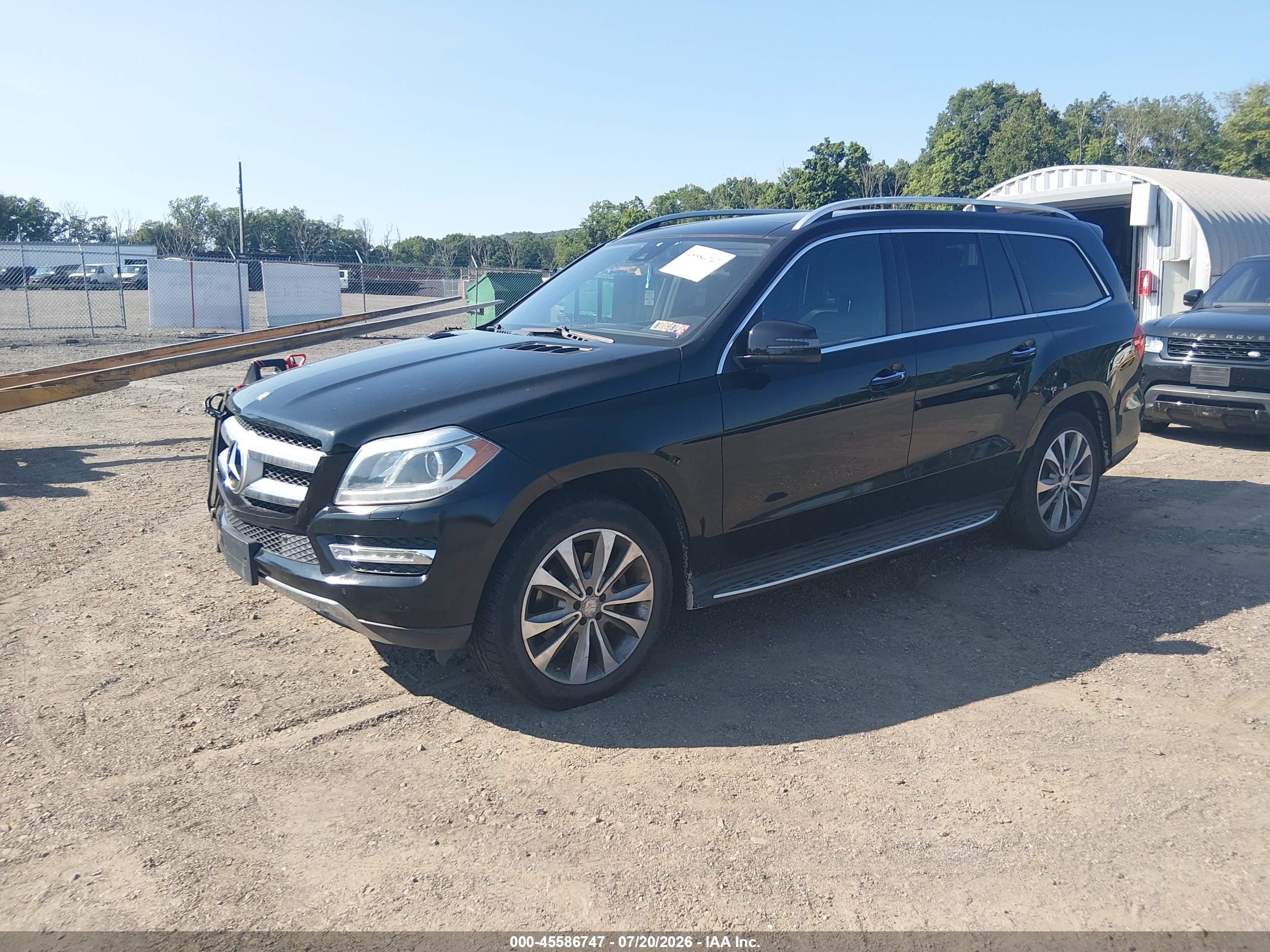 2014 Mercedes-benz Gl 450 4matic Black vin: 4JGDF7CE0EA320710