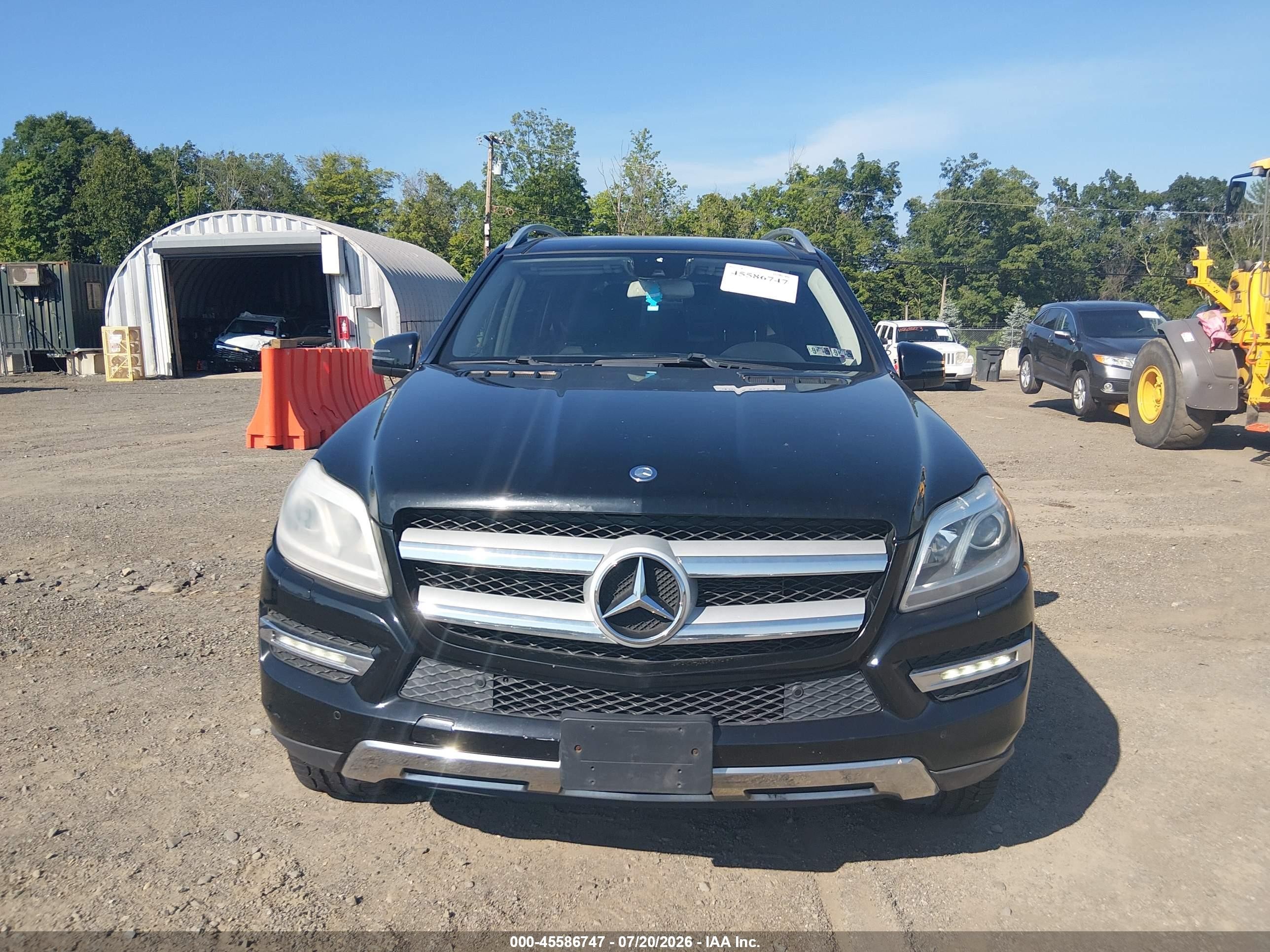 2014 Mercedes-benz Gl 450 4matic Black vin: 4JGDF7CE0EA320710