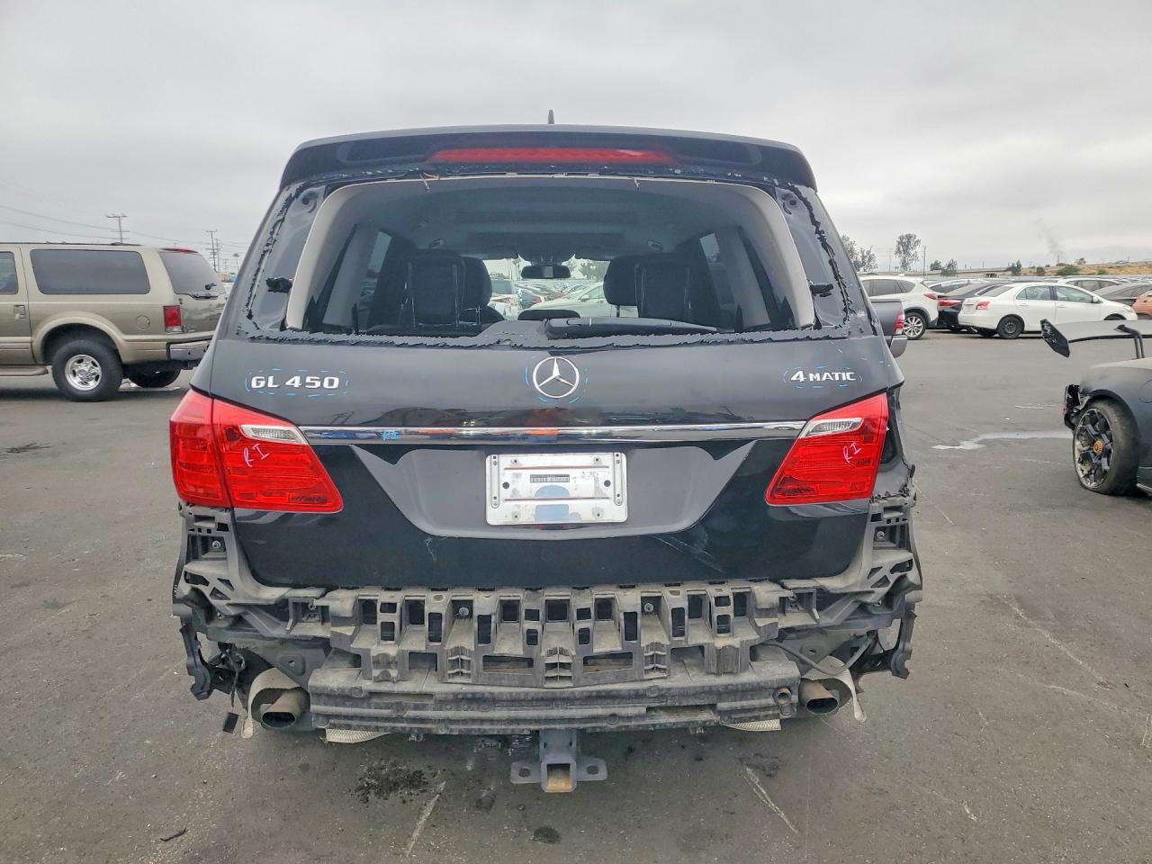 2014 Mercedes-benz Gl 450 4matic Black vin: 4JGDF7CE0EA329245