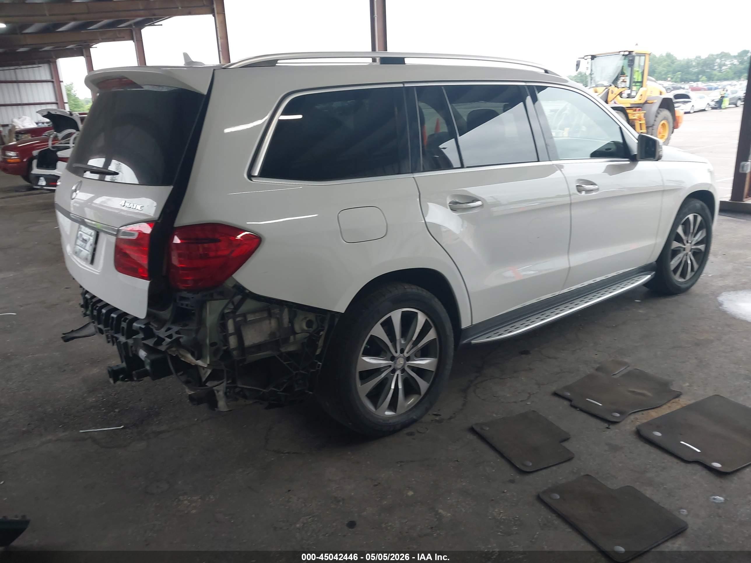 2014 Mercedes-benz Gl 450 4matic White vin: 4JGDF7CE0EA371253