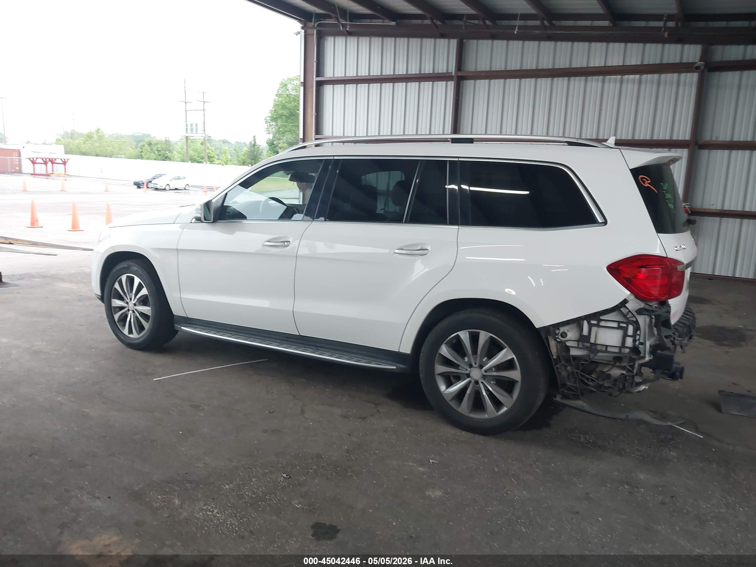 2014 Mercedes-benz Gl 450 4matic White vin: 4JGDF7CE0EA371253