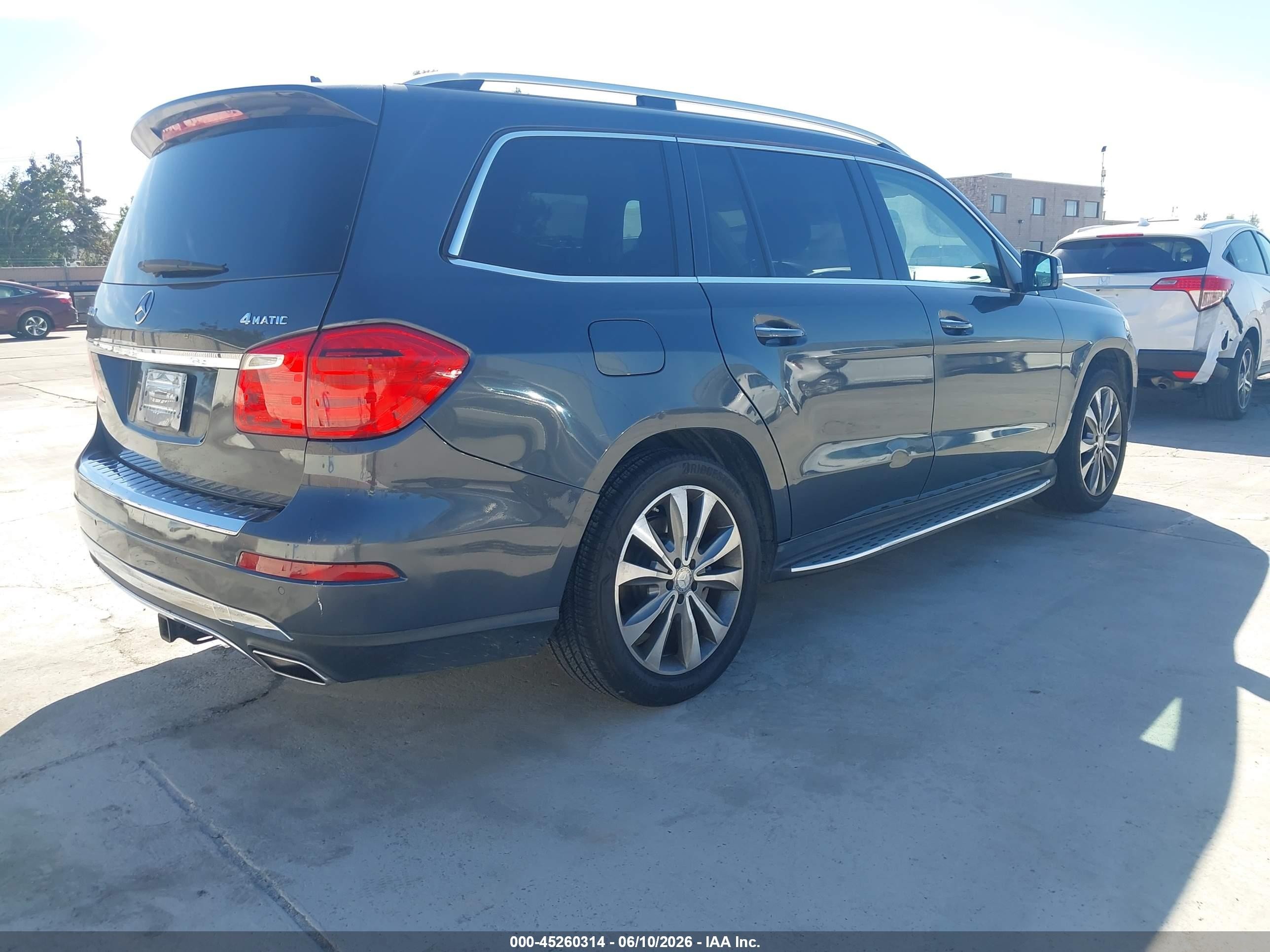 2014 Mercedes-benz Gl 450 4matic Gray vin: 4JGDF7CE0EA385671