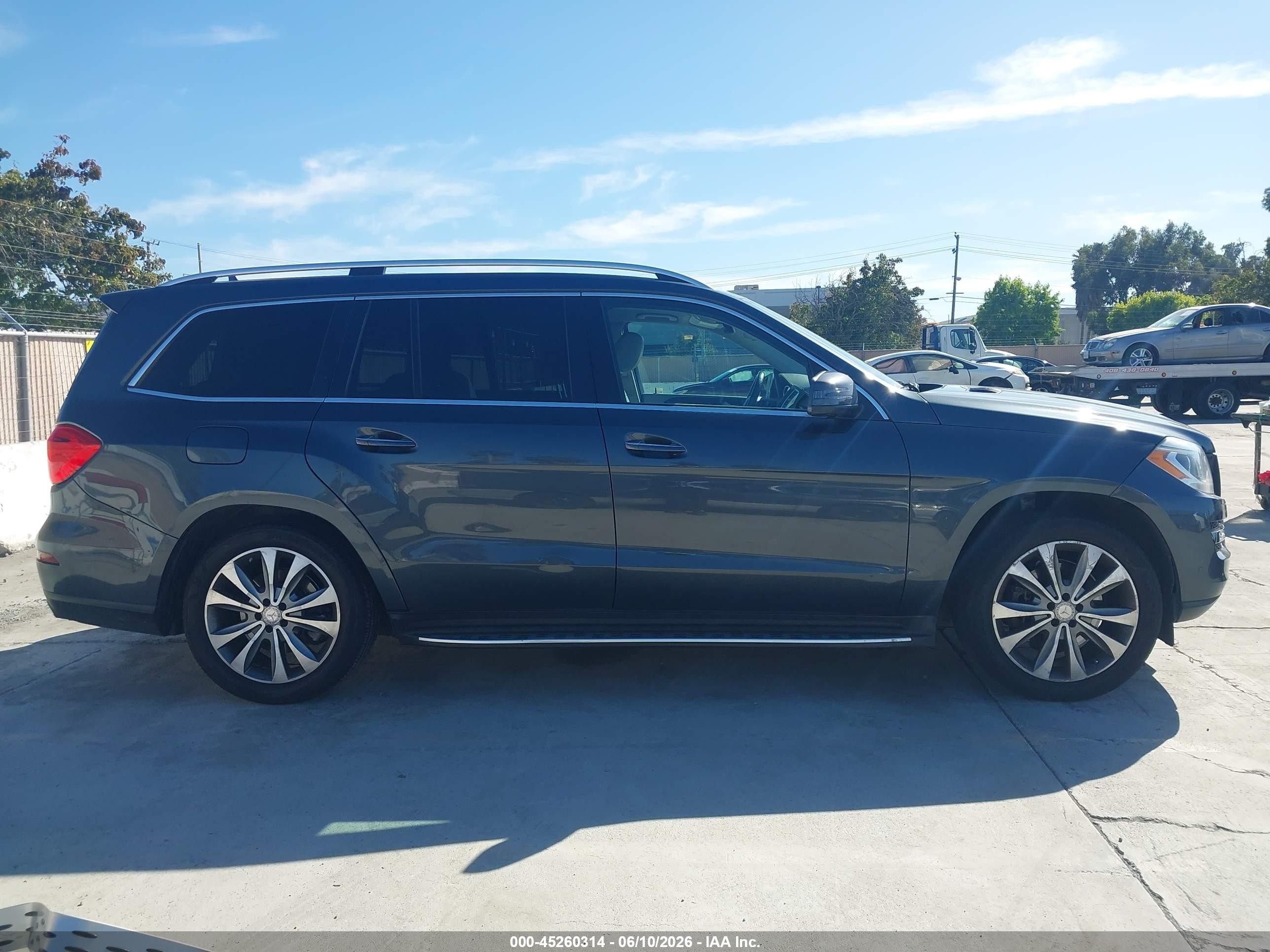 2014 Mercedes-benz Gl 450 4matic Gray vin: 4JGDF7CE0EA385671