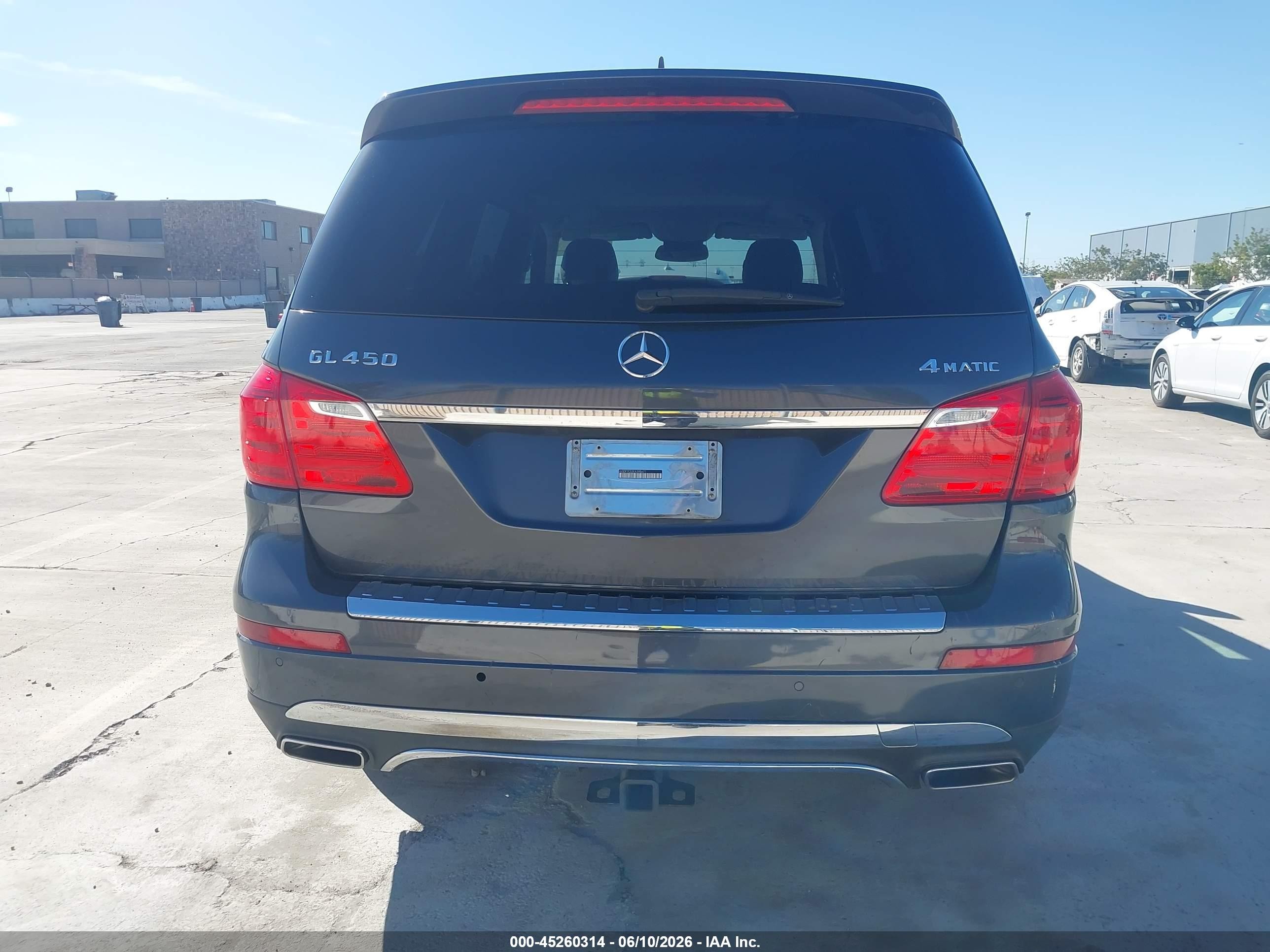 2014 Mercedes-benz Gl 450 4matic Gray vin: 4JGDF7CE0EA385671