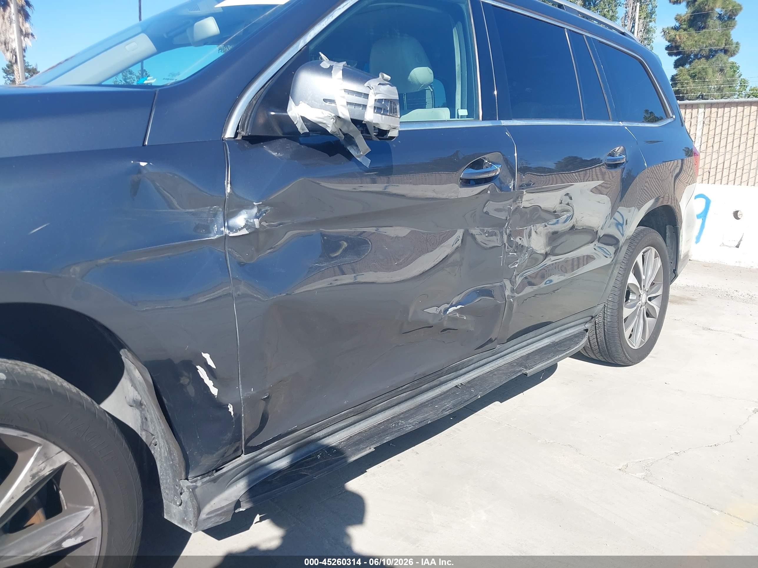 2014 Mercedes-benz Gl 450 4matic Gray vin: 4JGDF7CE0EA385671
