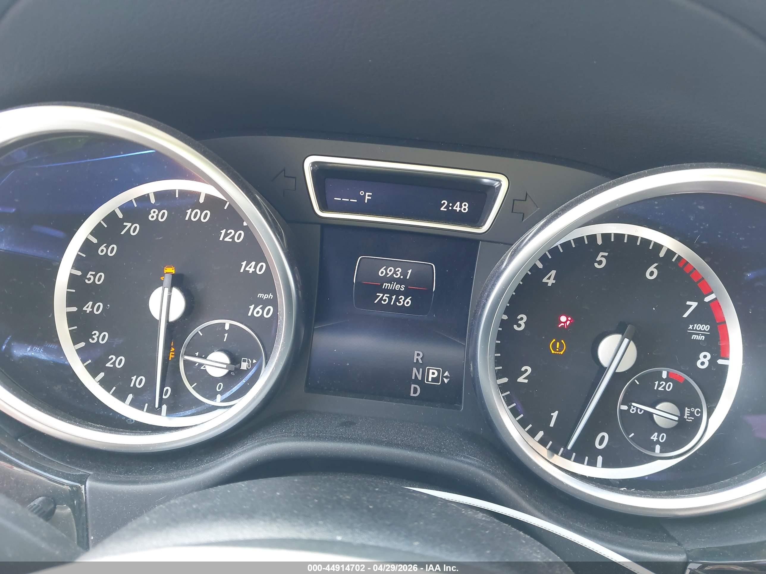 2014 Mercedes-benz Gl 450 4matic Dark Blue vin: 4JGDF7CE0EA410052