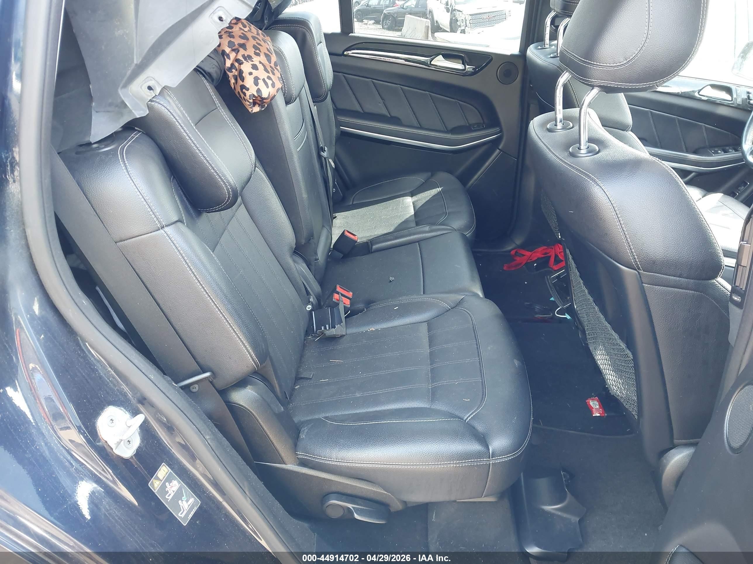 2014 Mercedes-benz Gl 450 4matic Dark Blue vin: 4JGDF7CE0EA410052