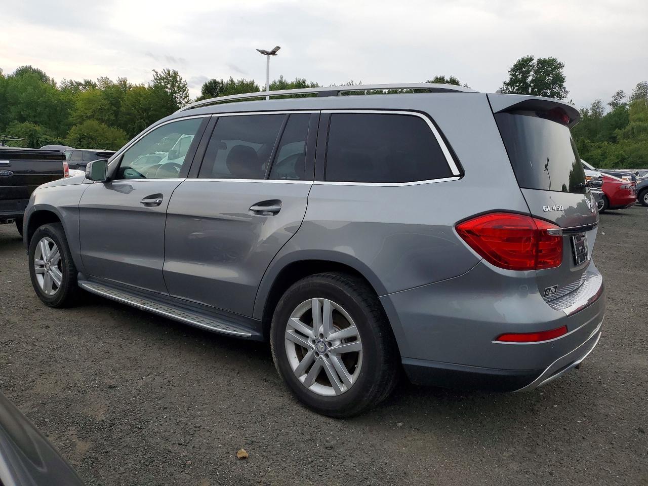 2014 Mercedes-benz Gl 450 4matic Silver vin: 4JGDF7CE0EA413145