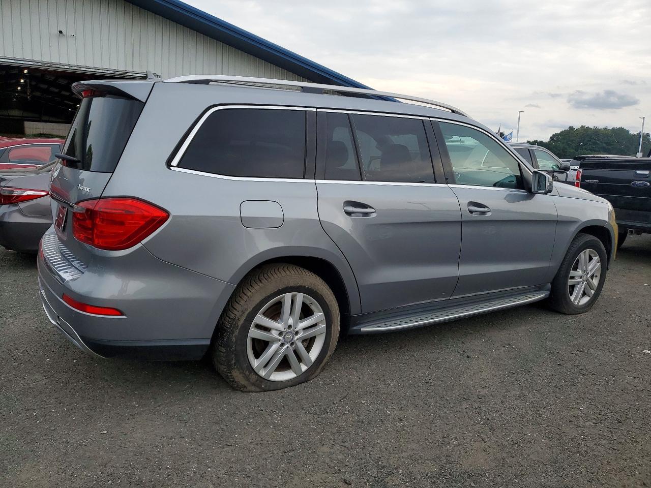 2014 Mercedes-benz Gl 450 4matic Silver vin: 4JGDF7CE0EA413145