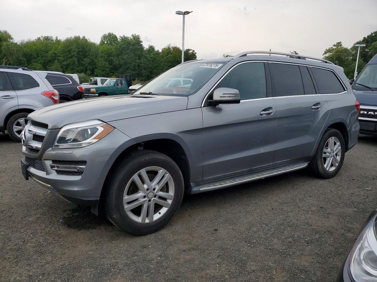 2014 Mercedes-benz Gl 450 4matic Silver vin: 4JGDF7CE0EA413145