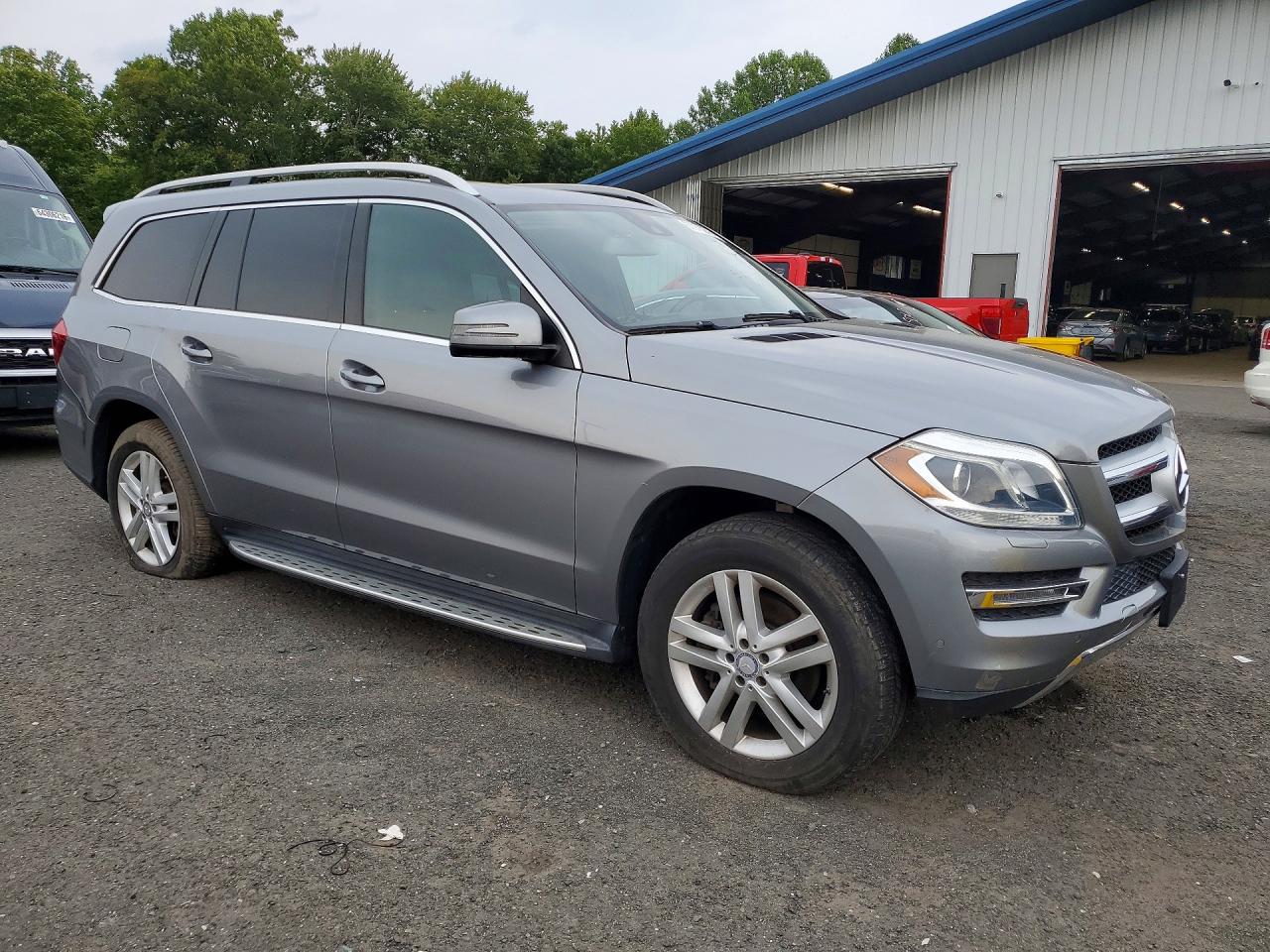 2014 Mercedes-benz Gl 450 4matic Silver vin: 4JGDF7CE0EA413145