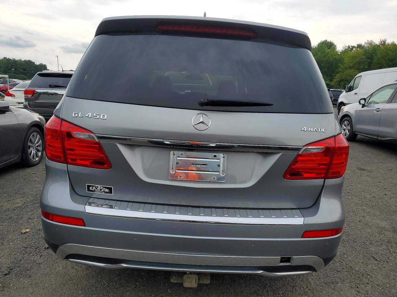 2014 Mercedes-benz Gl 450 4matic Silver vin: 4JGDF7CE0EA413145
