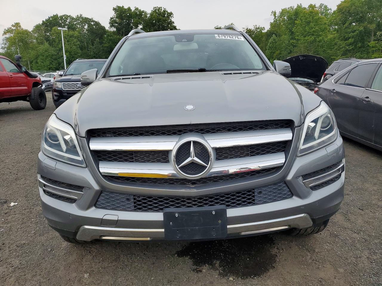 2014 Mercedes-benz Gl 450 4matic Silver vin: 4JGDF7CE0EA413145