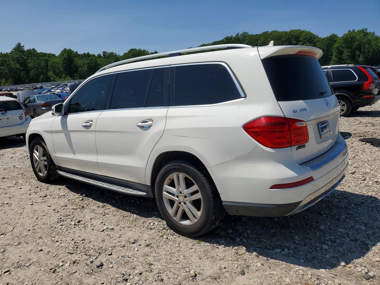 2014 Mercedes-benz Gl 450 4matic White vin: 4JGDF7CE0EA422833
