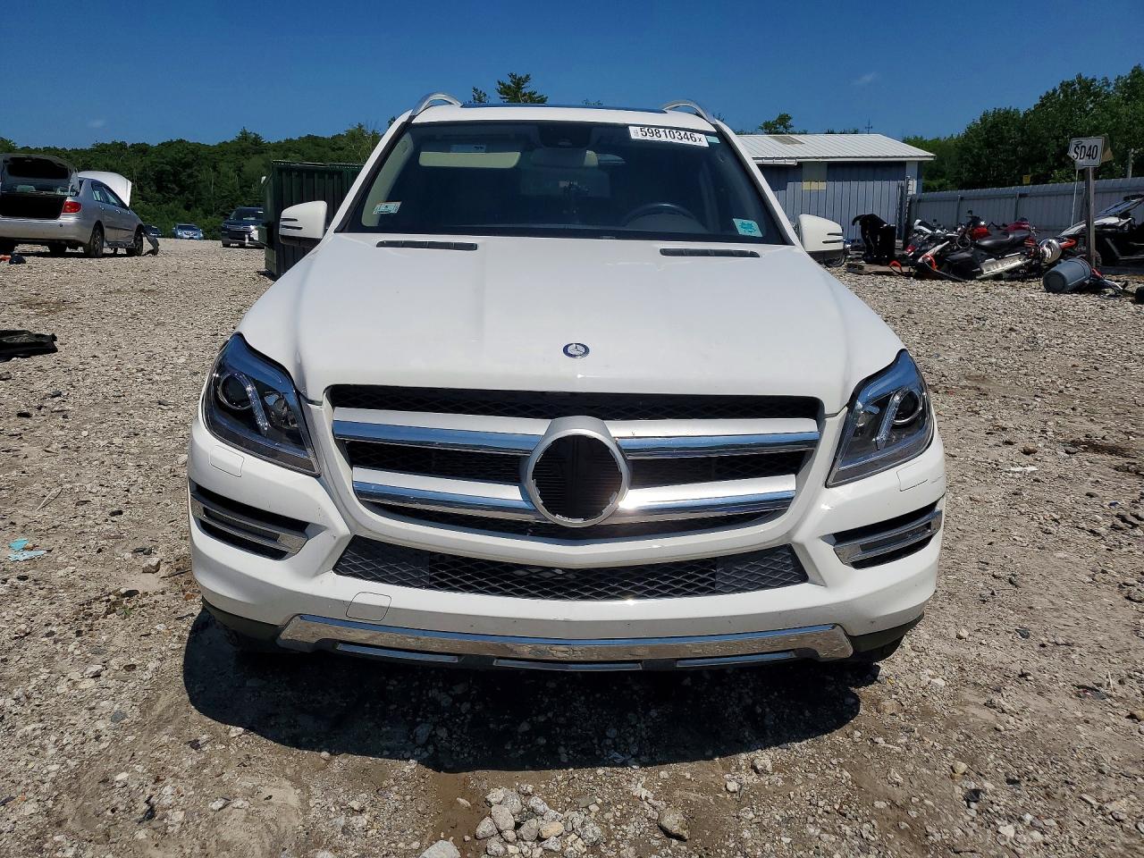 2014 Mercedes-benz Gl 450 4matic White vin: 4JGDF7CE0EA422833