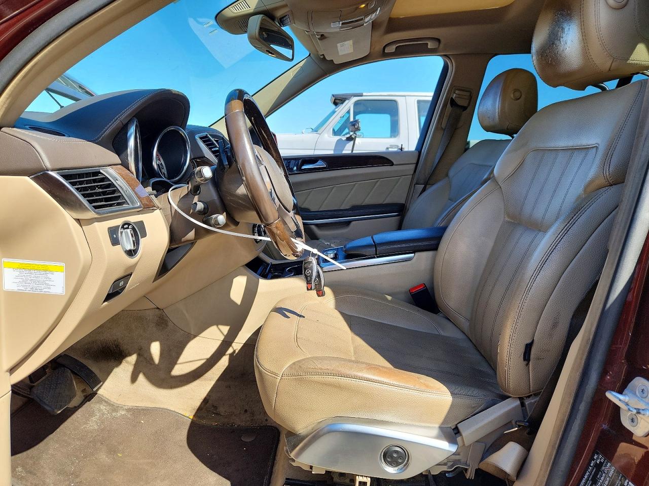2013 Mercedes-benz Gl 450 4matic Maroon vin: 4JGDF7CE1DA124385