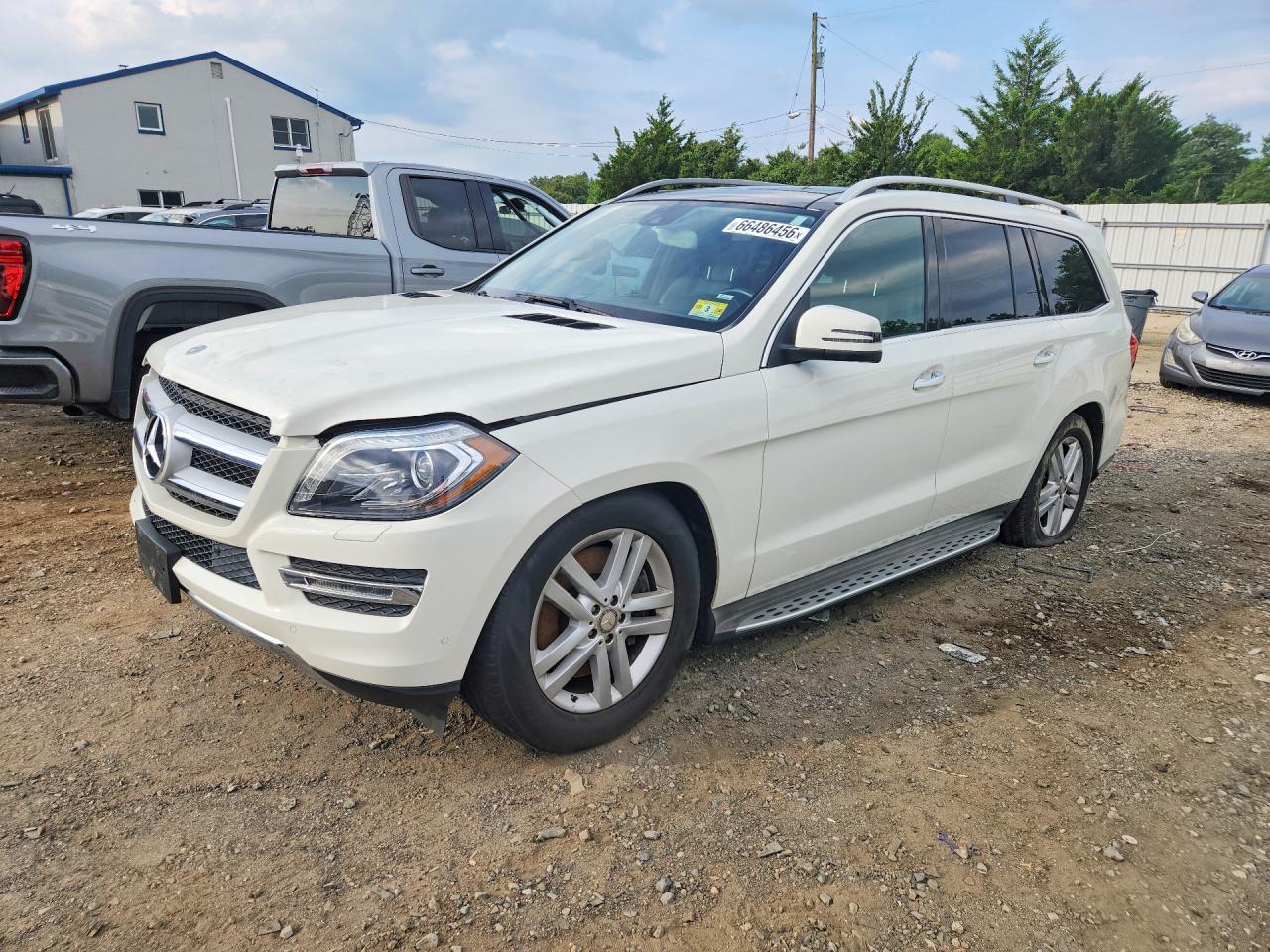 2013 Mercedes-benz Gl 450 4matic Кремовый vin: 4JGDF7CE1DA156642