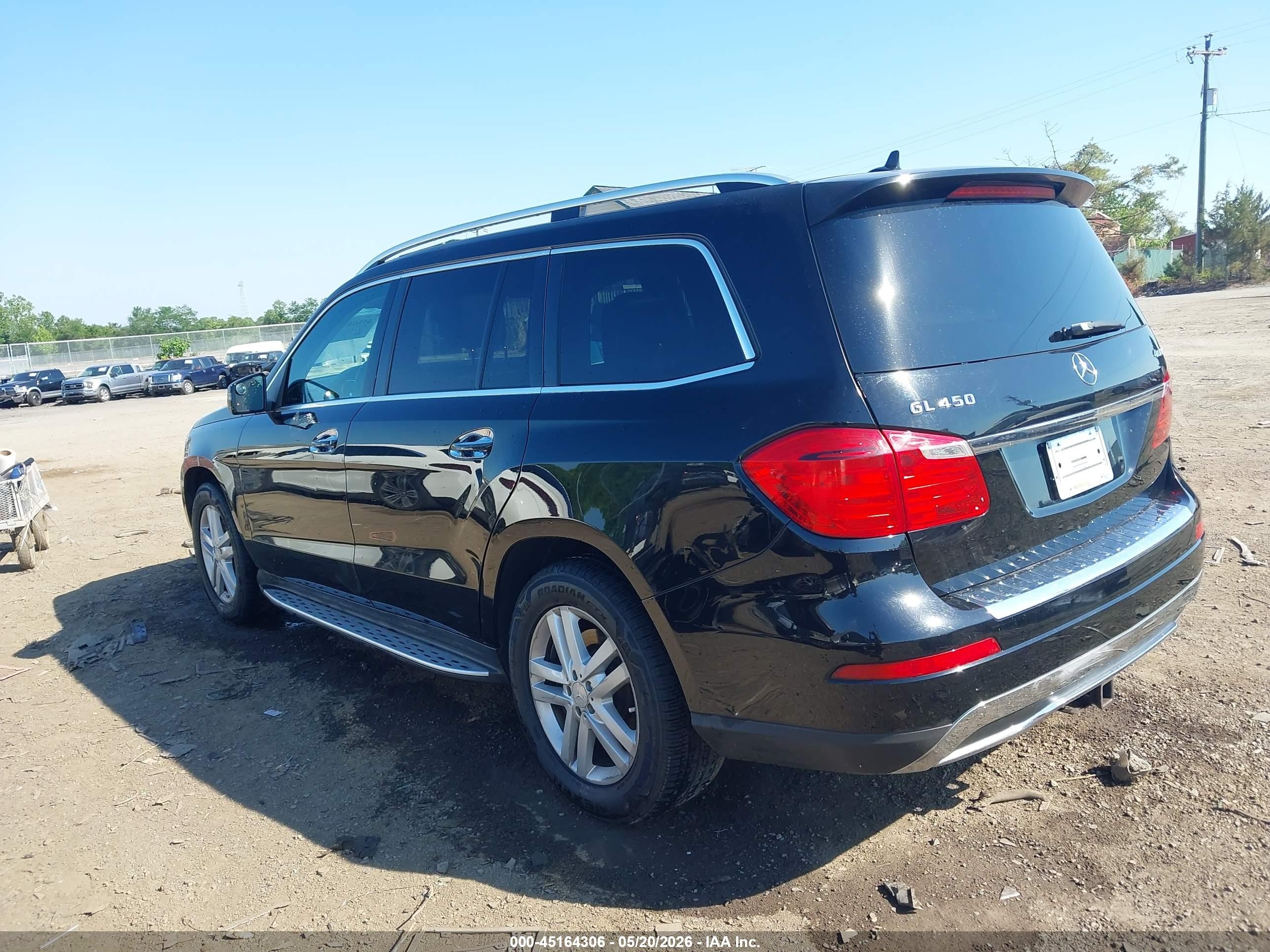 2013 Mercedes-benz Gl 450 4matic Black vin: 4JGDF7CE1DA178429