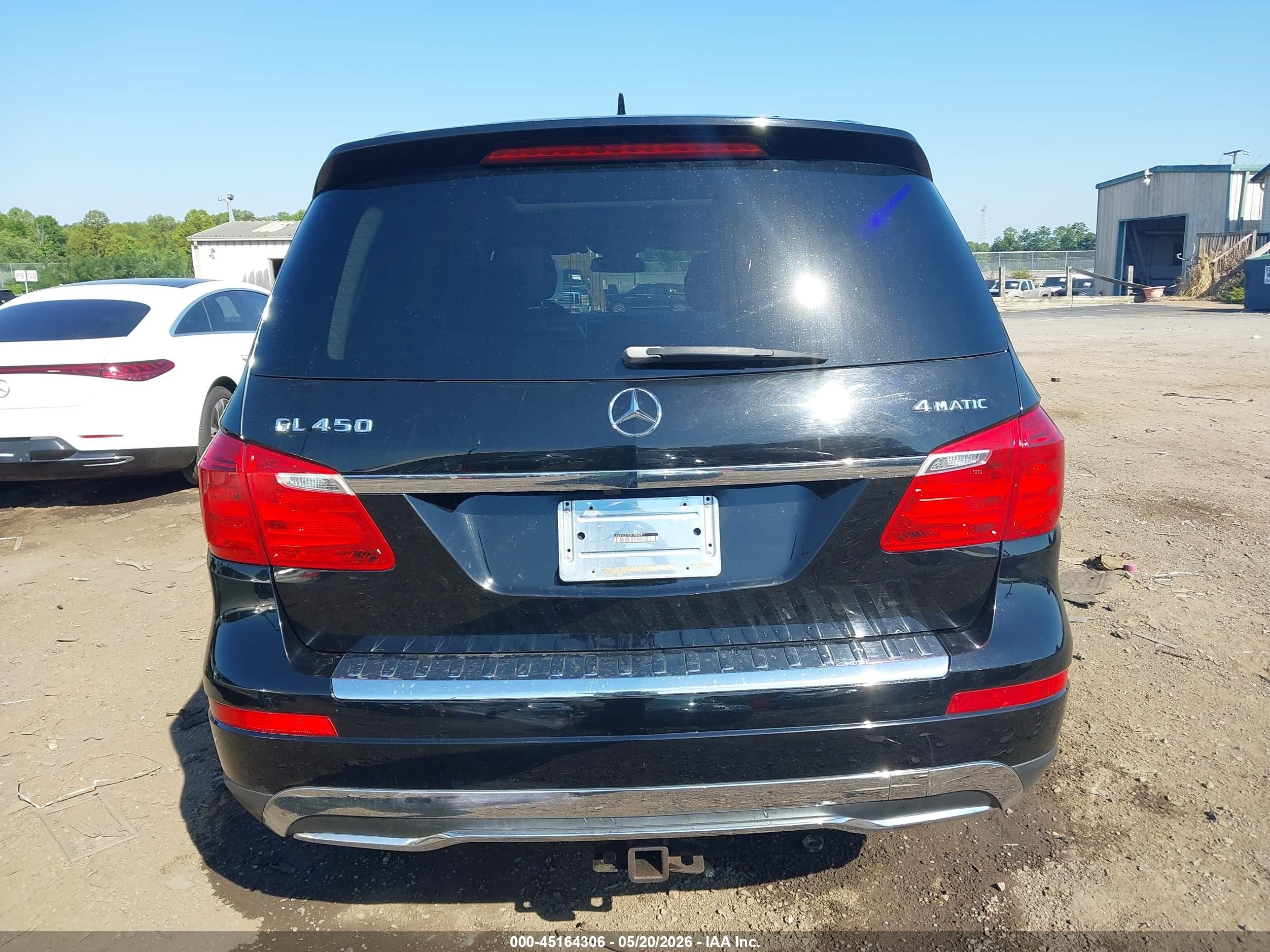 2013 Mercedes-benz Gl 450 4matic Black vin: 4JGDF7CE1DA178429
