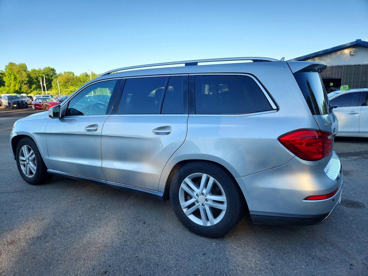 2013 Mercedes-benz Gl 450 4matic Silver vin: 4JGDF7CE1DA180150