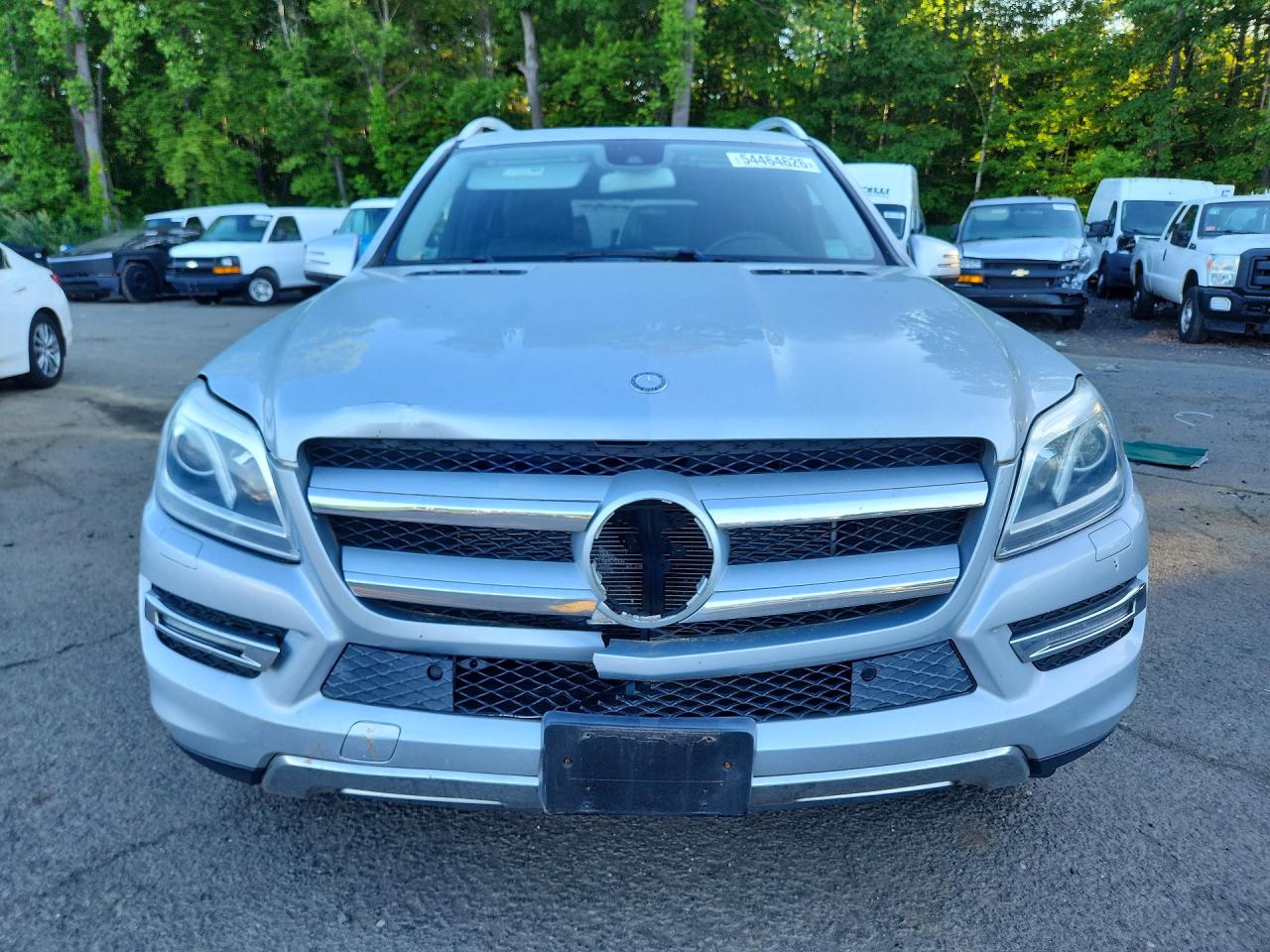 2013 Mercedes-benz Gl 450 4matic Silver vin: 4JGDF7CE1DA180150