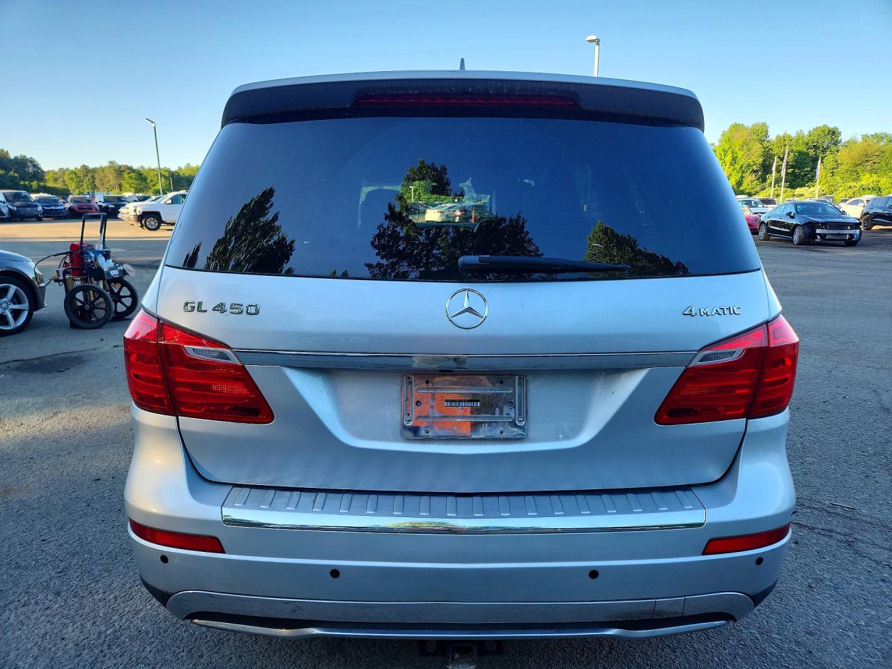 2013 Mercedes-benz Gl 450 4matic Silver vin: 4JGDF7CE1DA180150