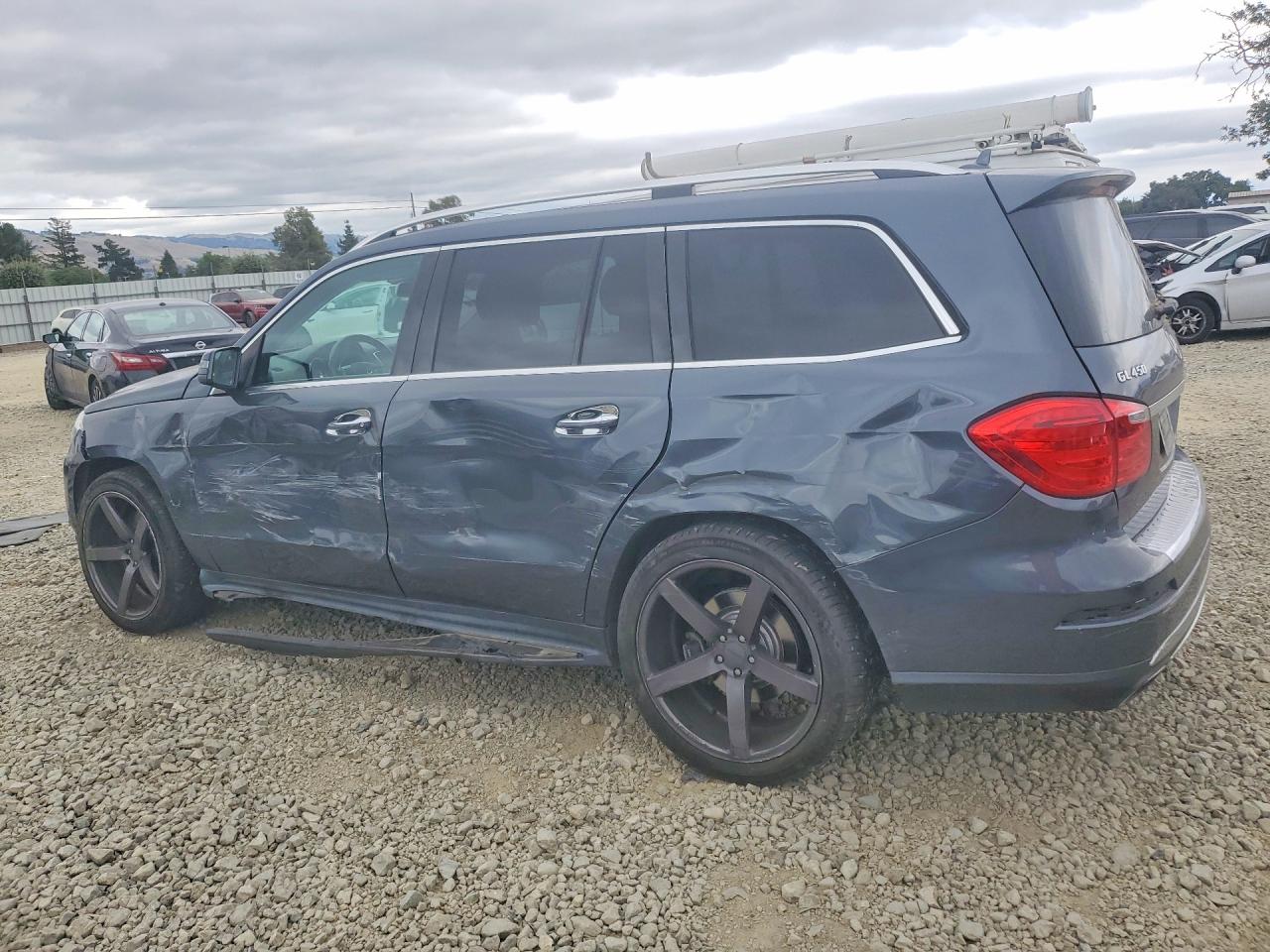 2013 Mercedes-benz Gl 450 4matic Gray vin: 4JGDF7CE1DA183016