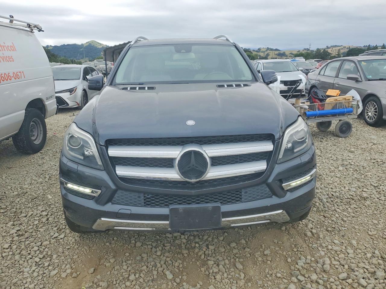 2013 Mercedes-benz Gl 450 4matic Gray vin: 4JGDF7CE1DA183016