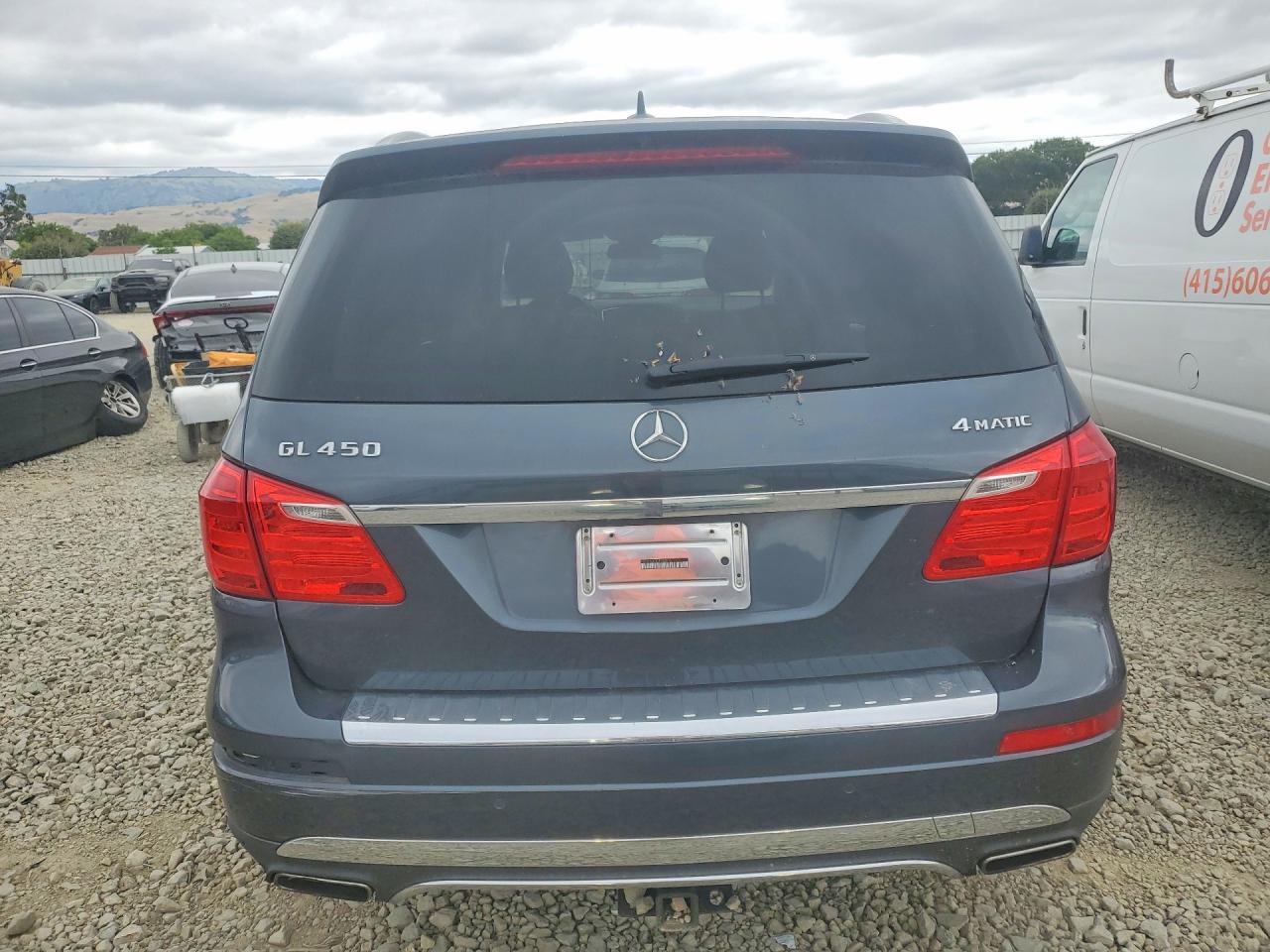 2013 Mercedes-benz Gl 450 4matic Gray vin: 4JGDF7CE1DA183016