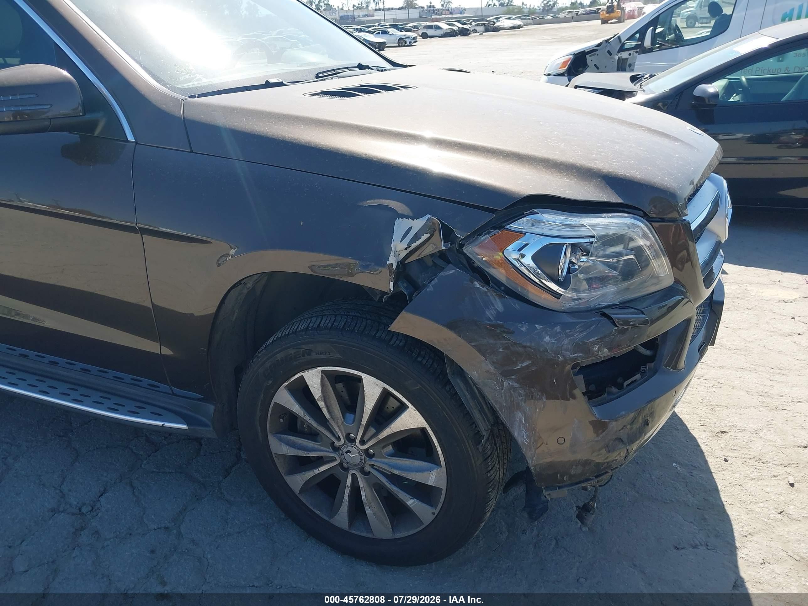 2013 Mercedes-benz Gl 450 4matic Brown vin: 4JGDF7CE1DA192668