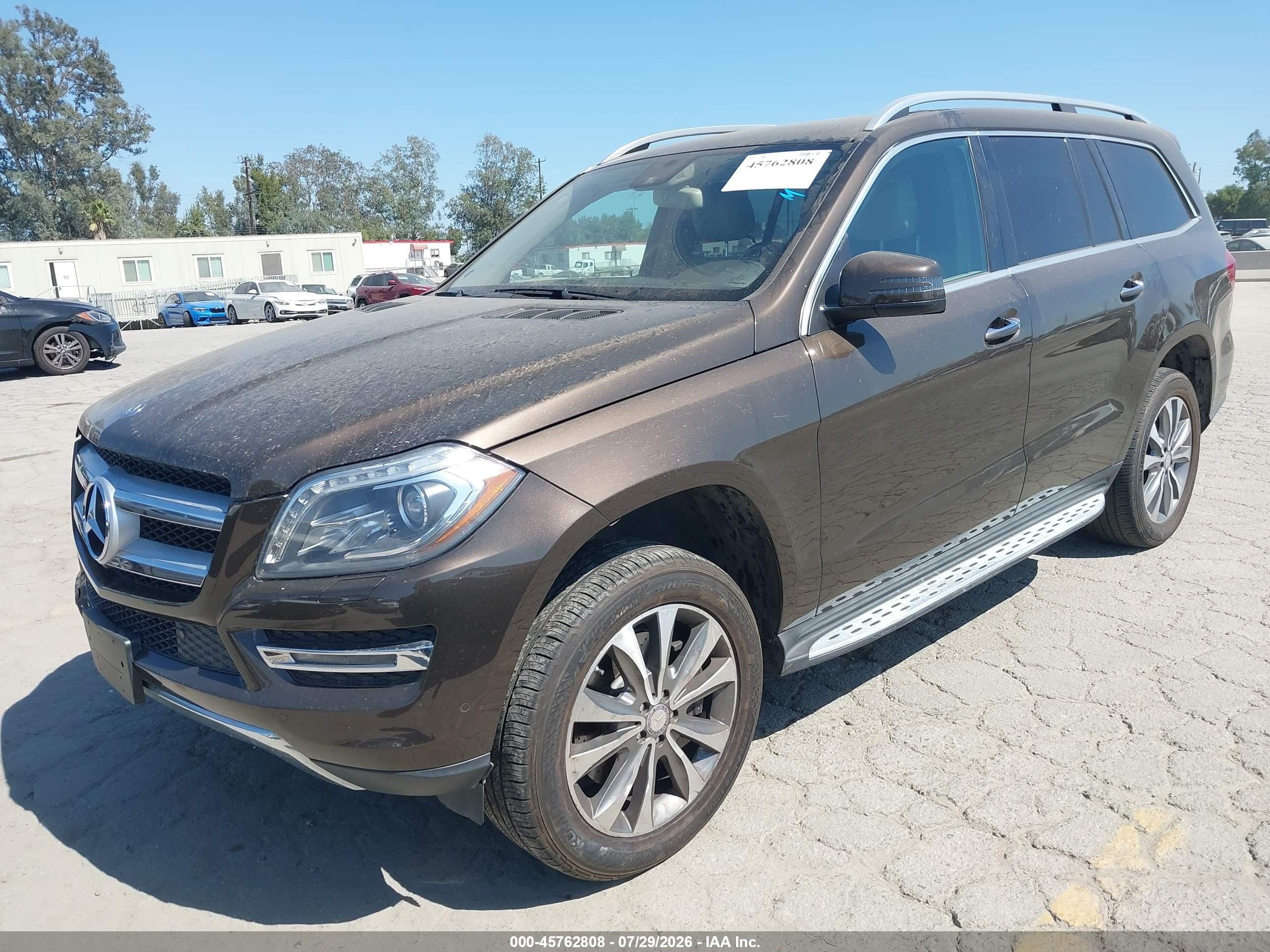 2013 Mercedes-benz Gl 450 4matic Brown vin: 4JGDF7CE1DA192668