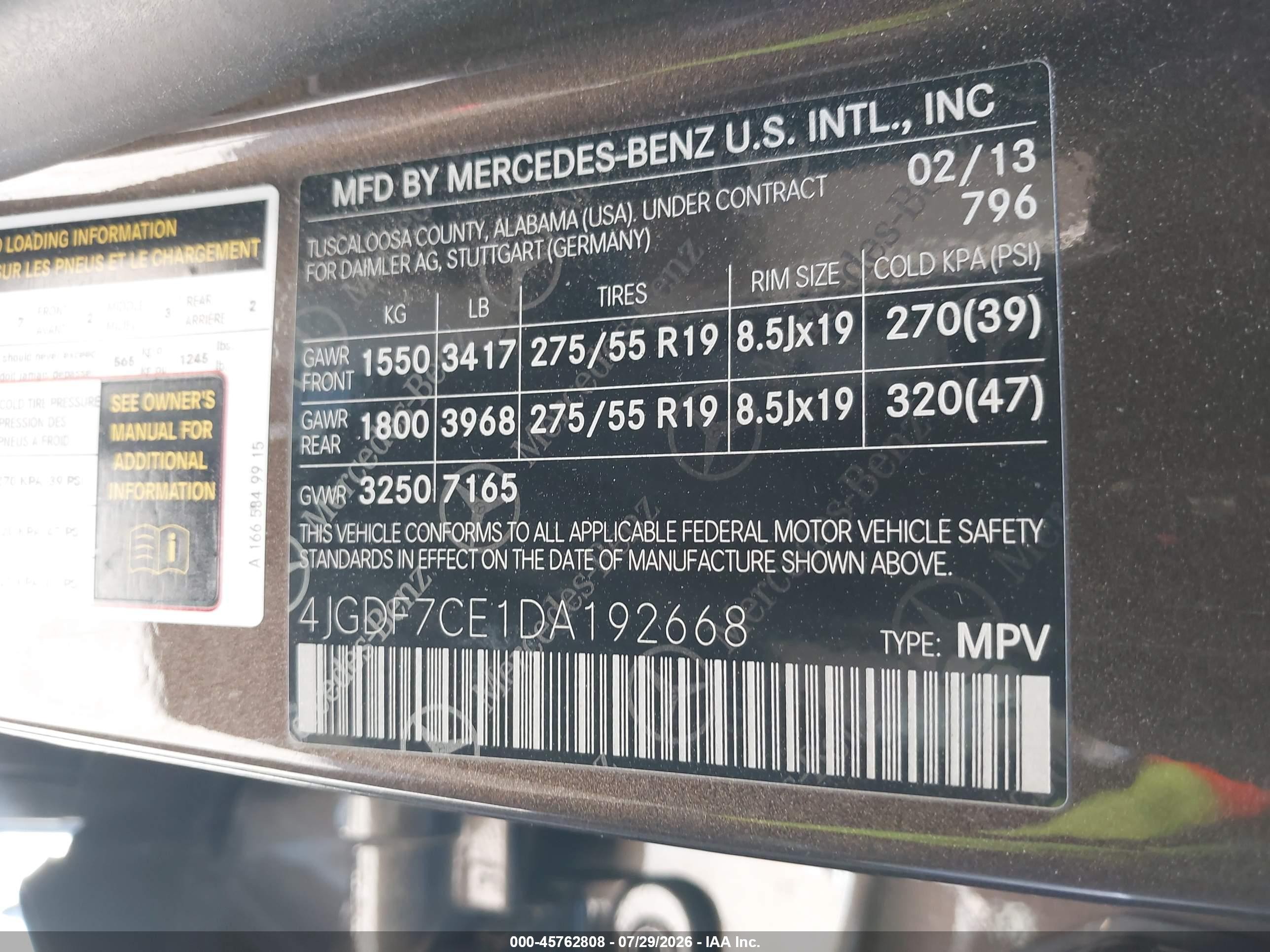 2013 Mercedes-benz Gl 450 4matic Brown vin: 4JGDF7CE1DA192668