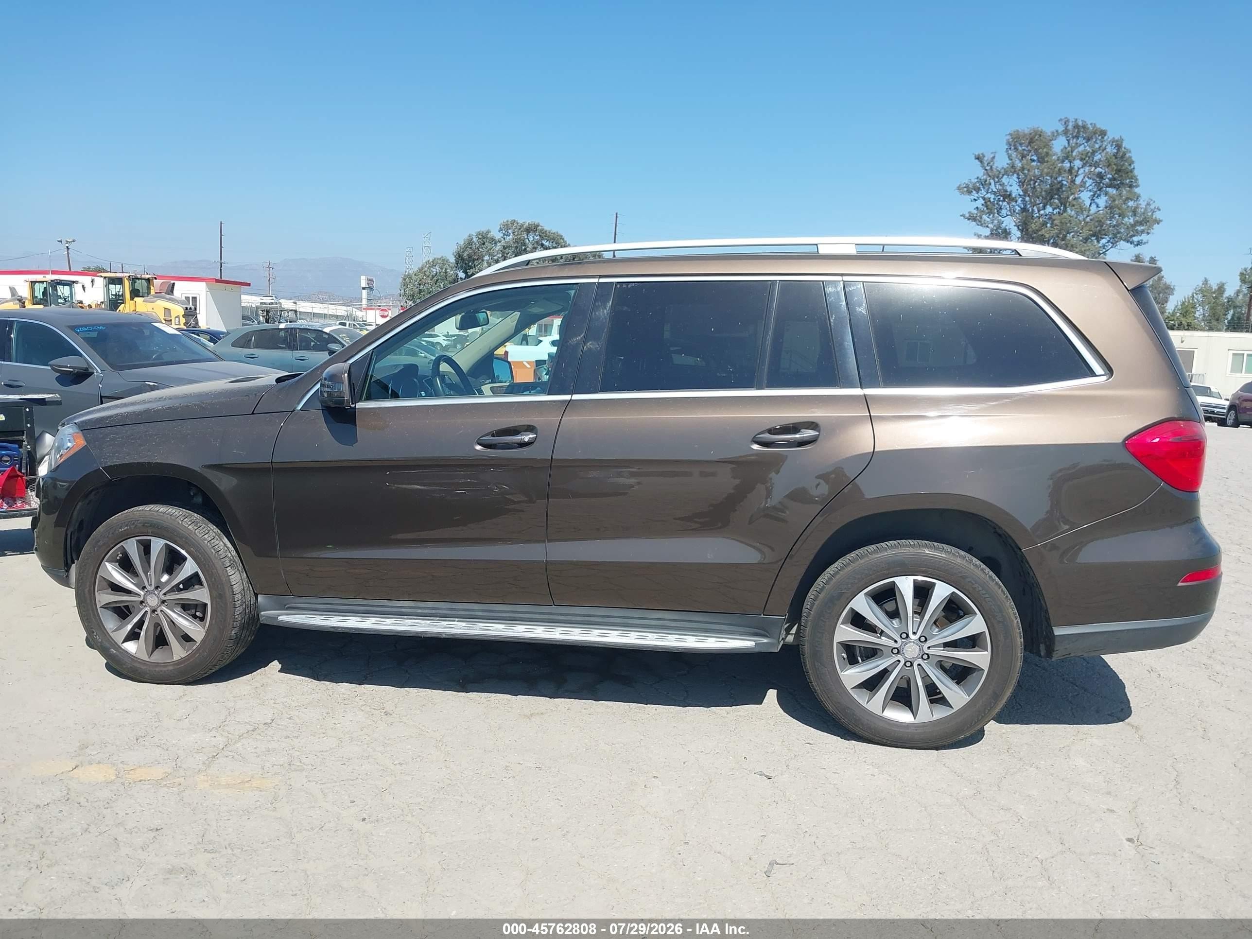 2013 Mercedes-benz Gl 450 4matic Brown vin: 4JGDF7CE1DA192668