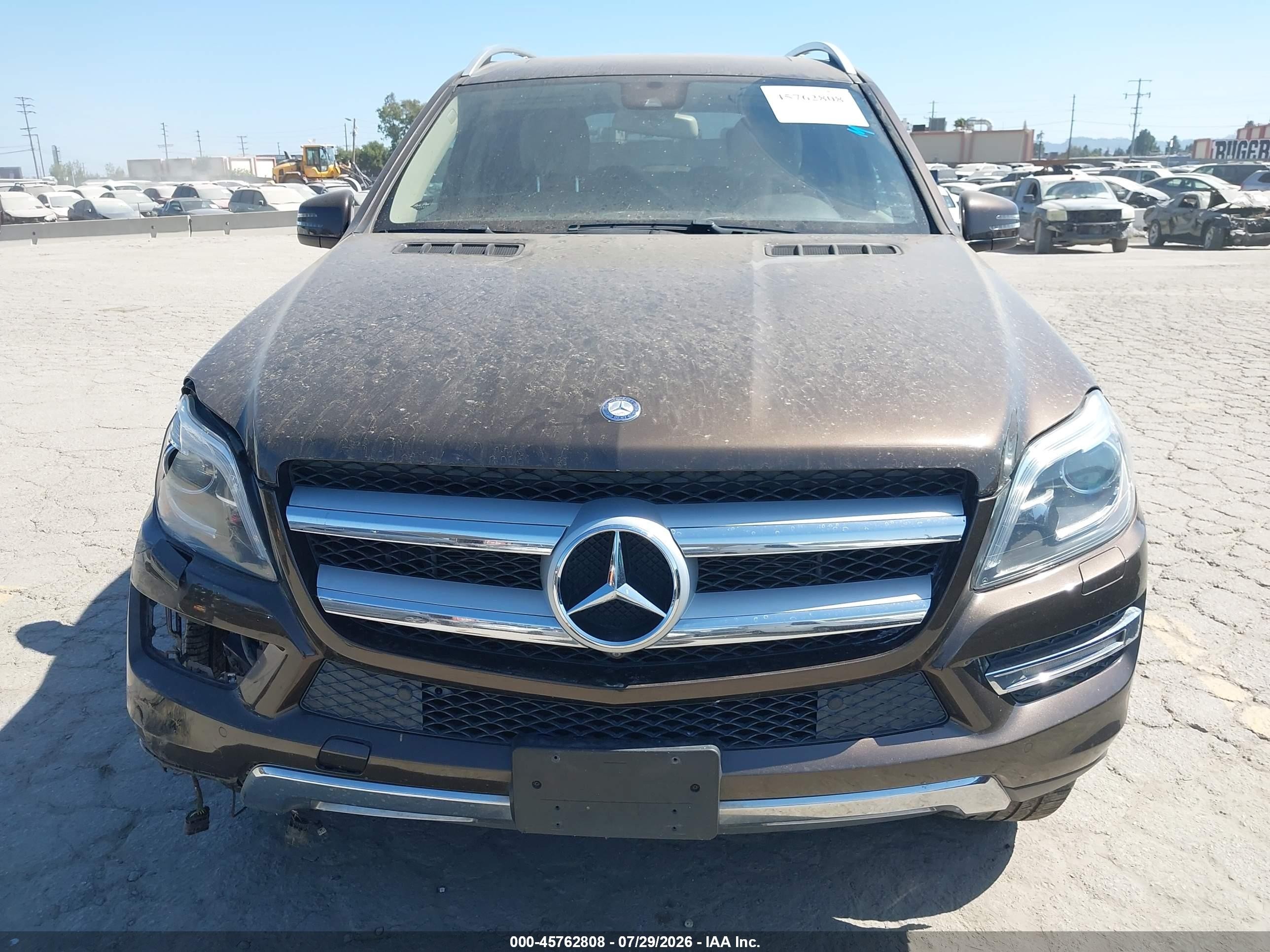 2013 Mercedes-benz Gl 450 4matic Brown vin: 4JGDF7CE1DA192668