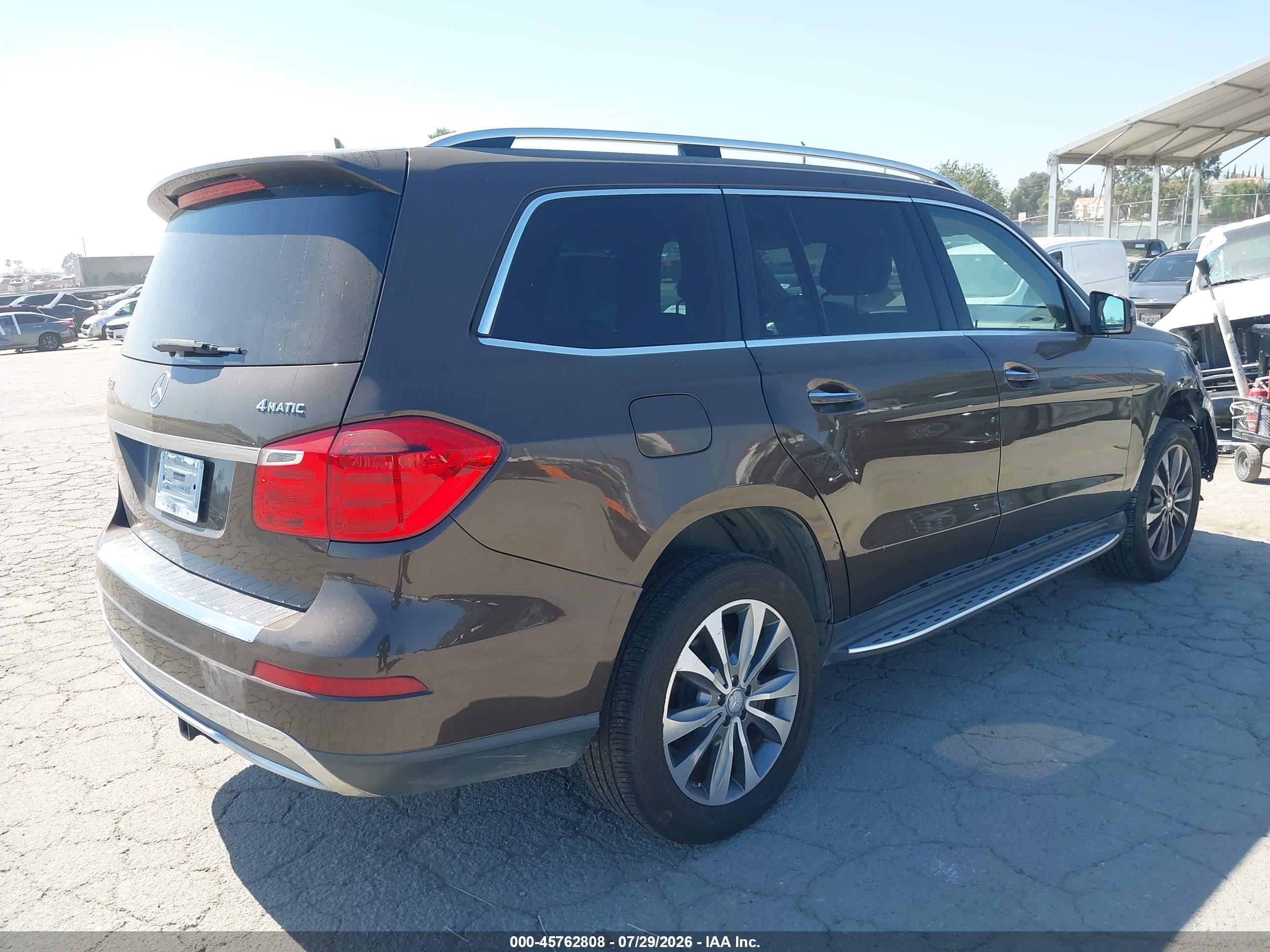 2013 Mercedes-benz Gl 450 4matic Brown vin: 4JGDF7CE1DA192668