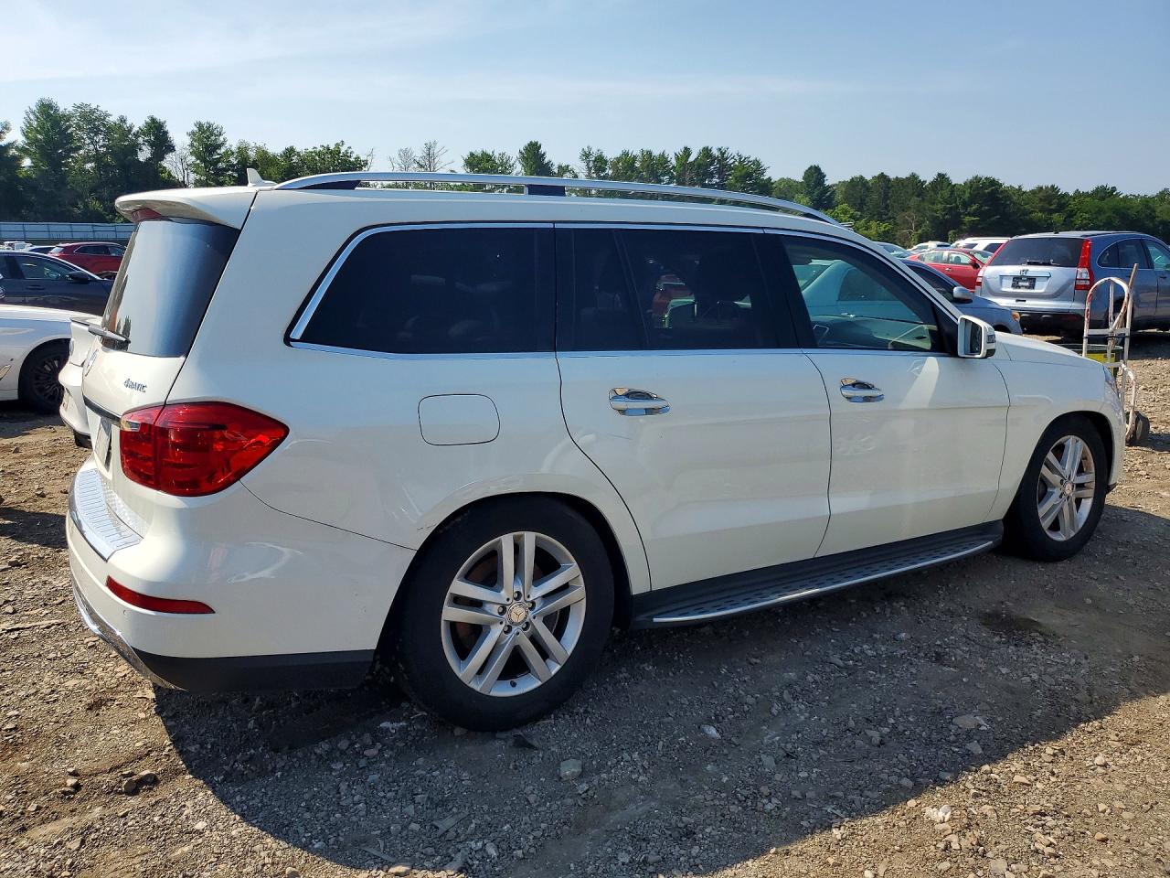 2013 Mercedes-benz Gl 450 4matic White vin: 4JGDF7CE1DA241013