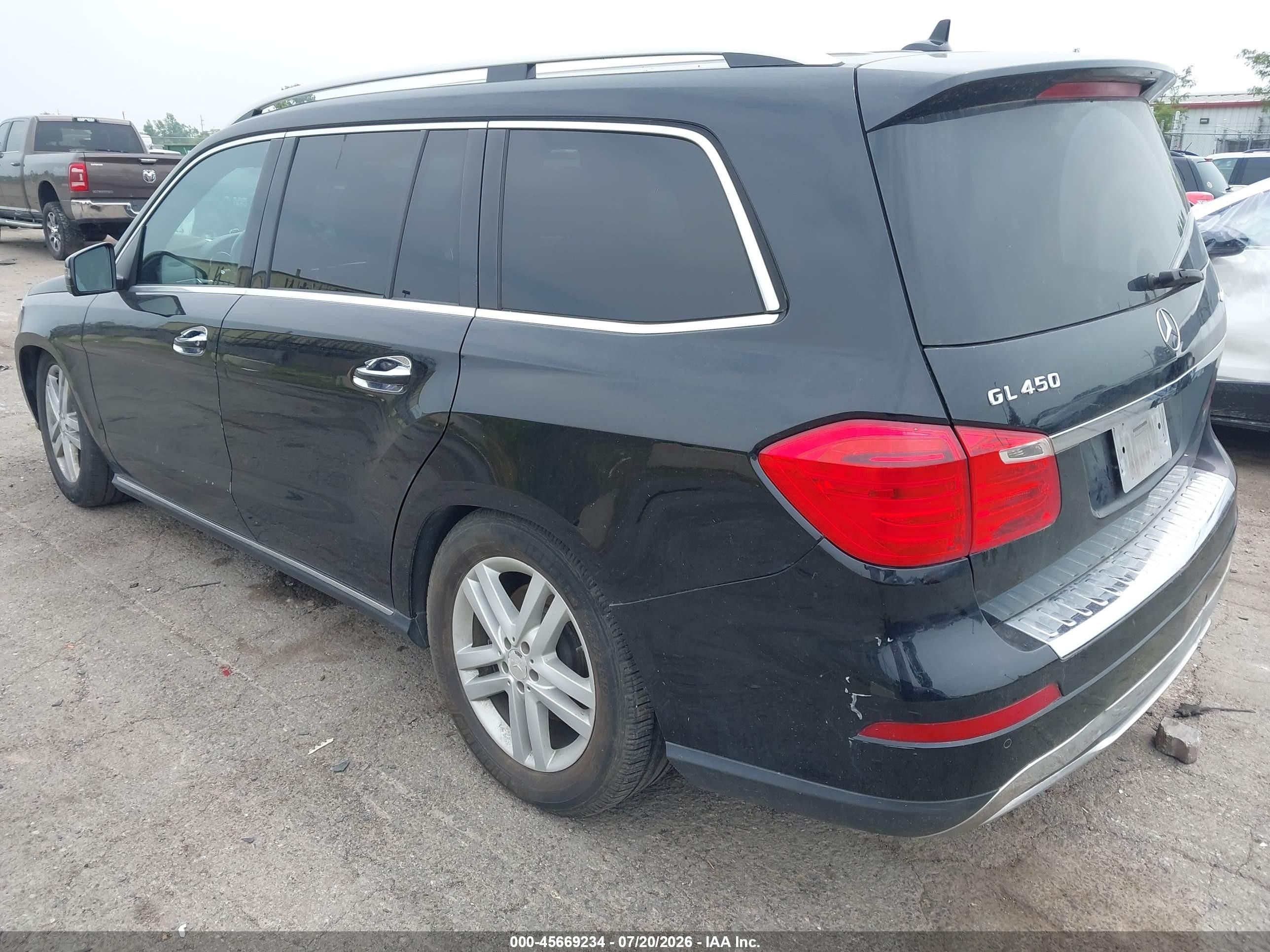 2013 Mercedes-benz Gl 450 4matic Black vin: 4JGDF7CE1DA258586