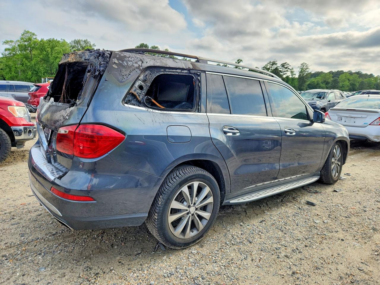 2013 Mercedes-benz Gl 450 4matic Blue vin: 4JGDF7CE1DA258989