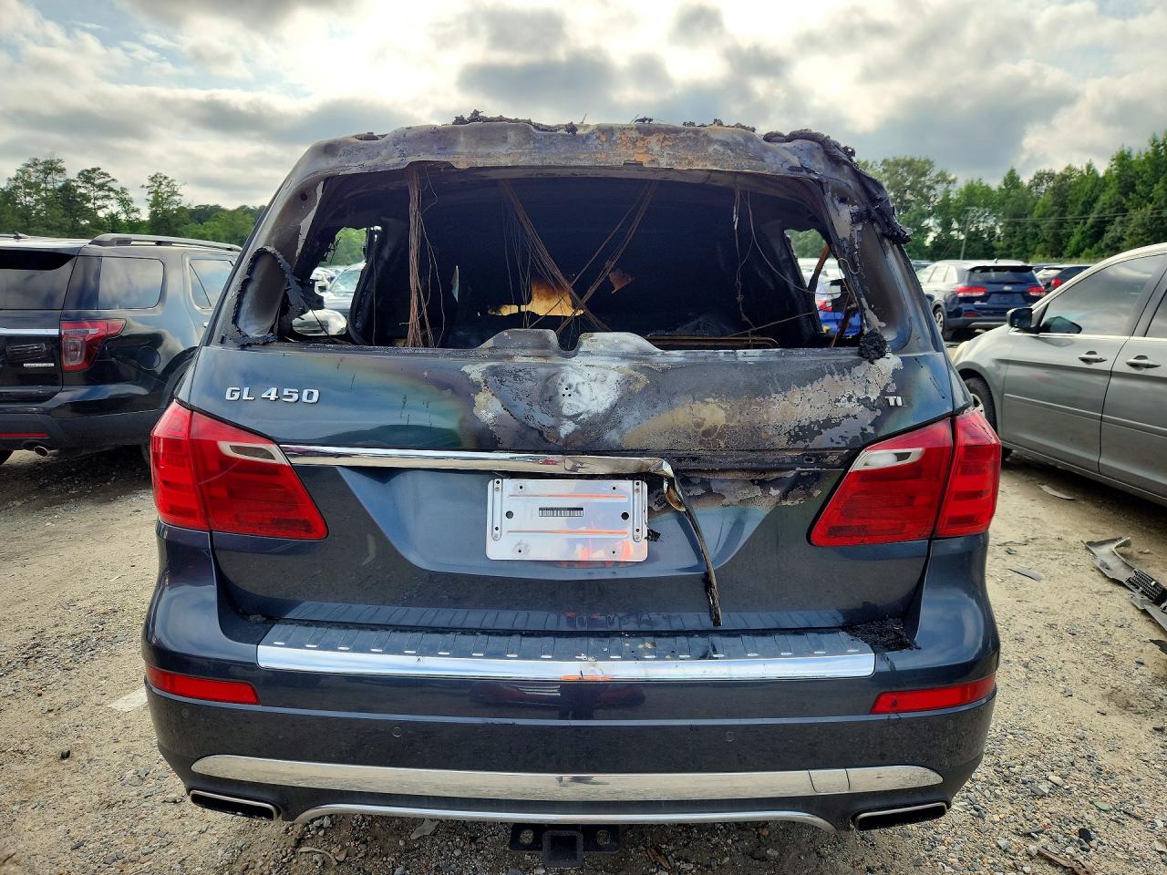 2013 Mercedes-benz Gl 450 4matic Blue vin: 4JGDF7CE1DA258989