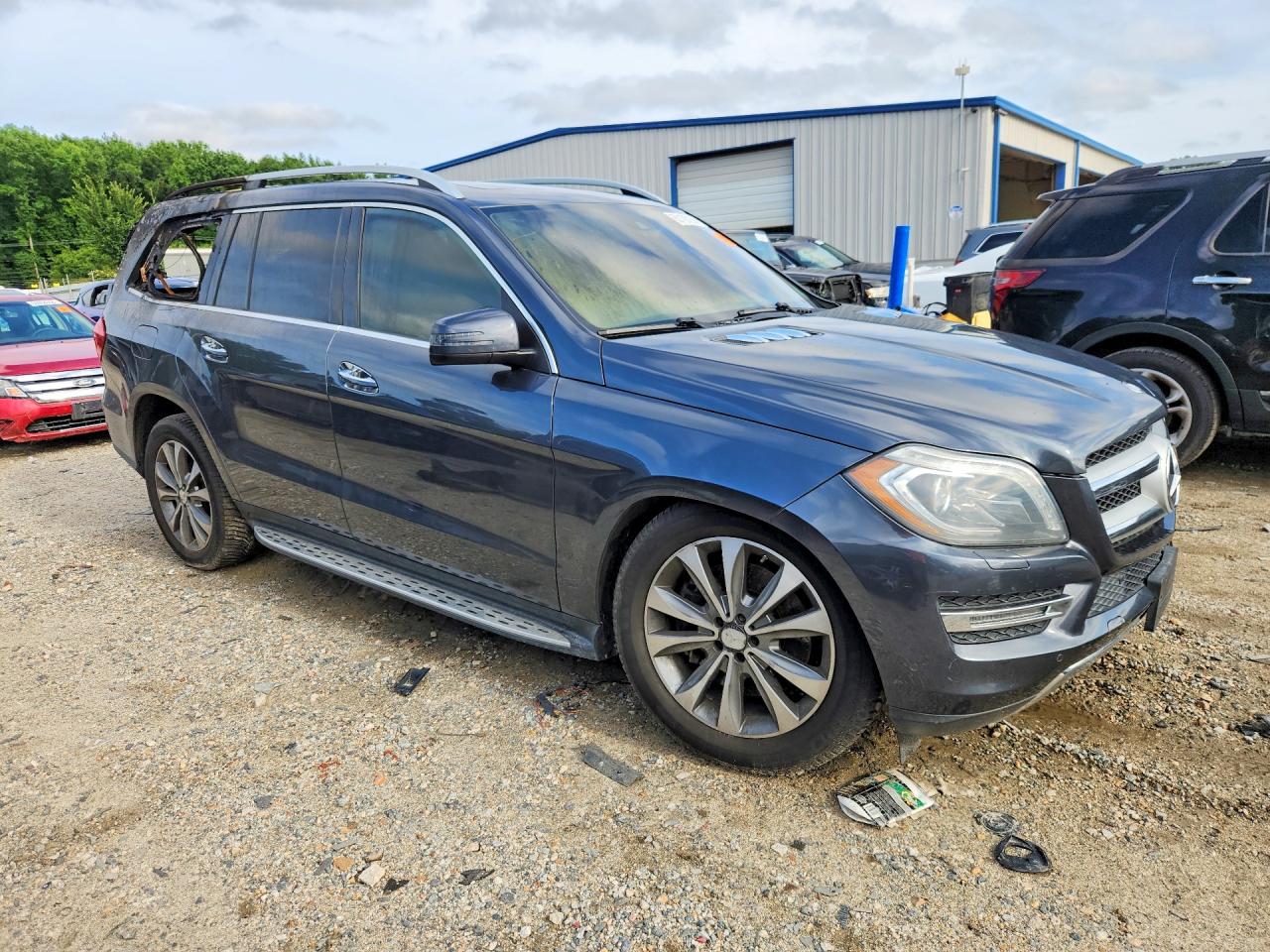 2013 Mercedes-benz Gl 450 4matic Blue vin: 4JGDF7CE1DA258989