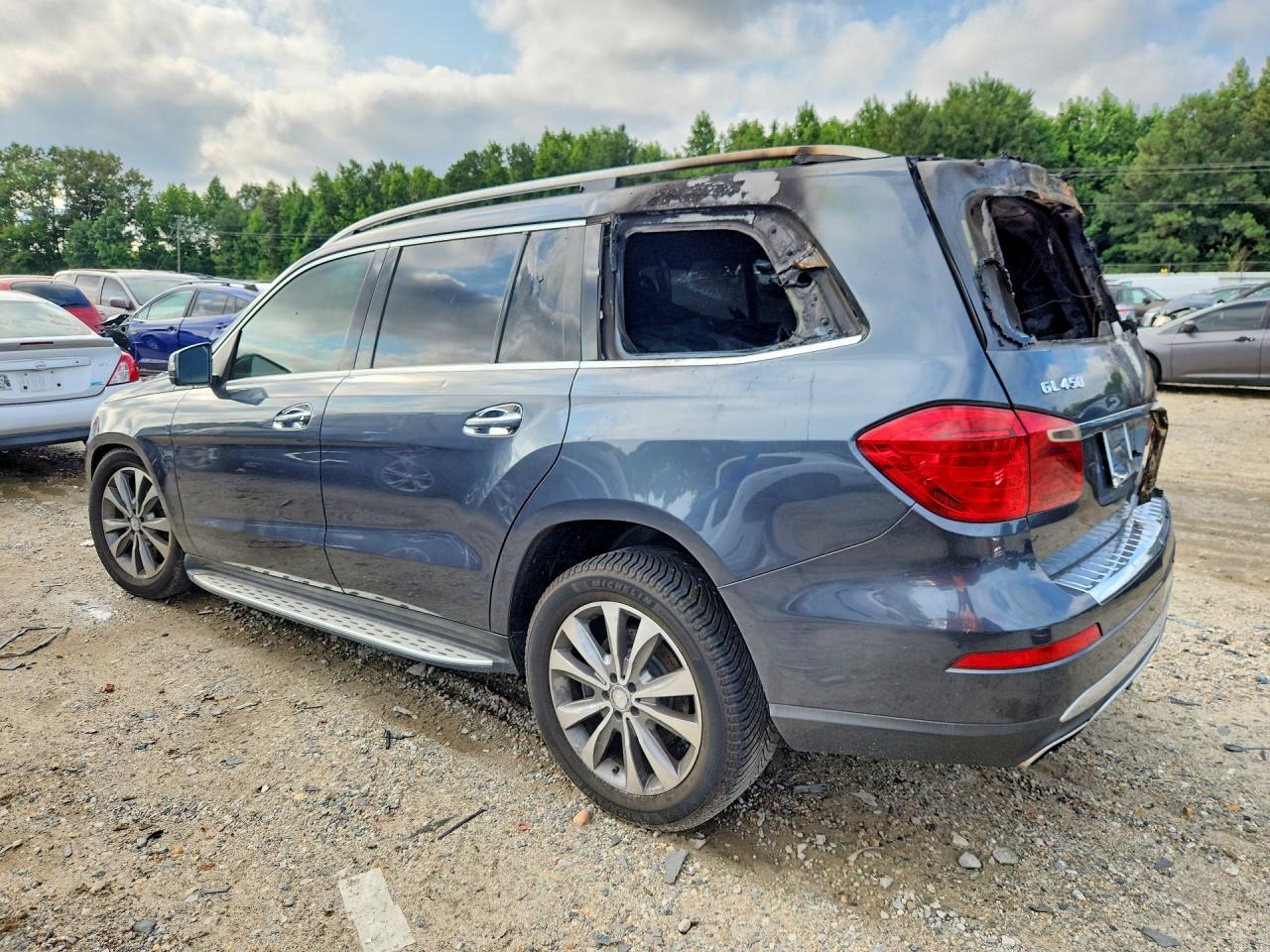 2013 Mercedes-benz Gl 450 4matic Blue vin: 4JGDF7CE1DA258989