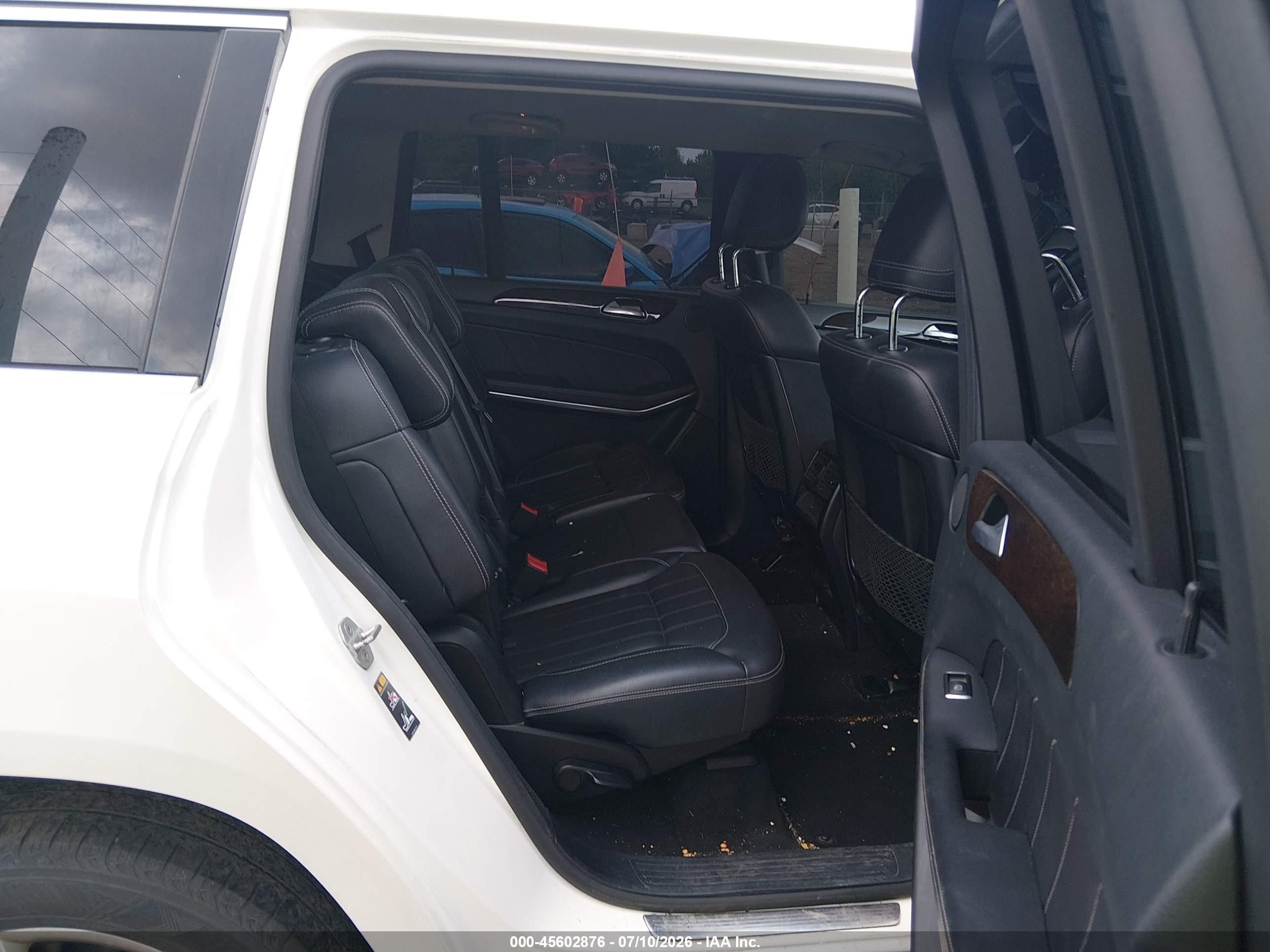 2014 Mercedes-benz Gl 450 4matic White vin: 4JGDF7CE1EA272120