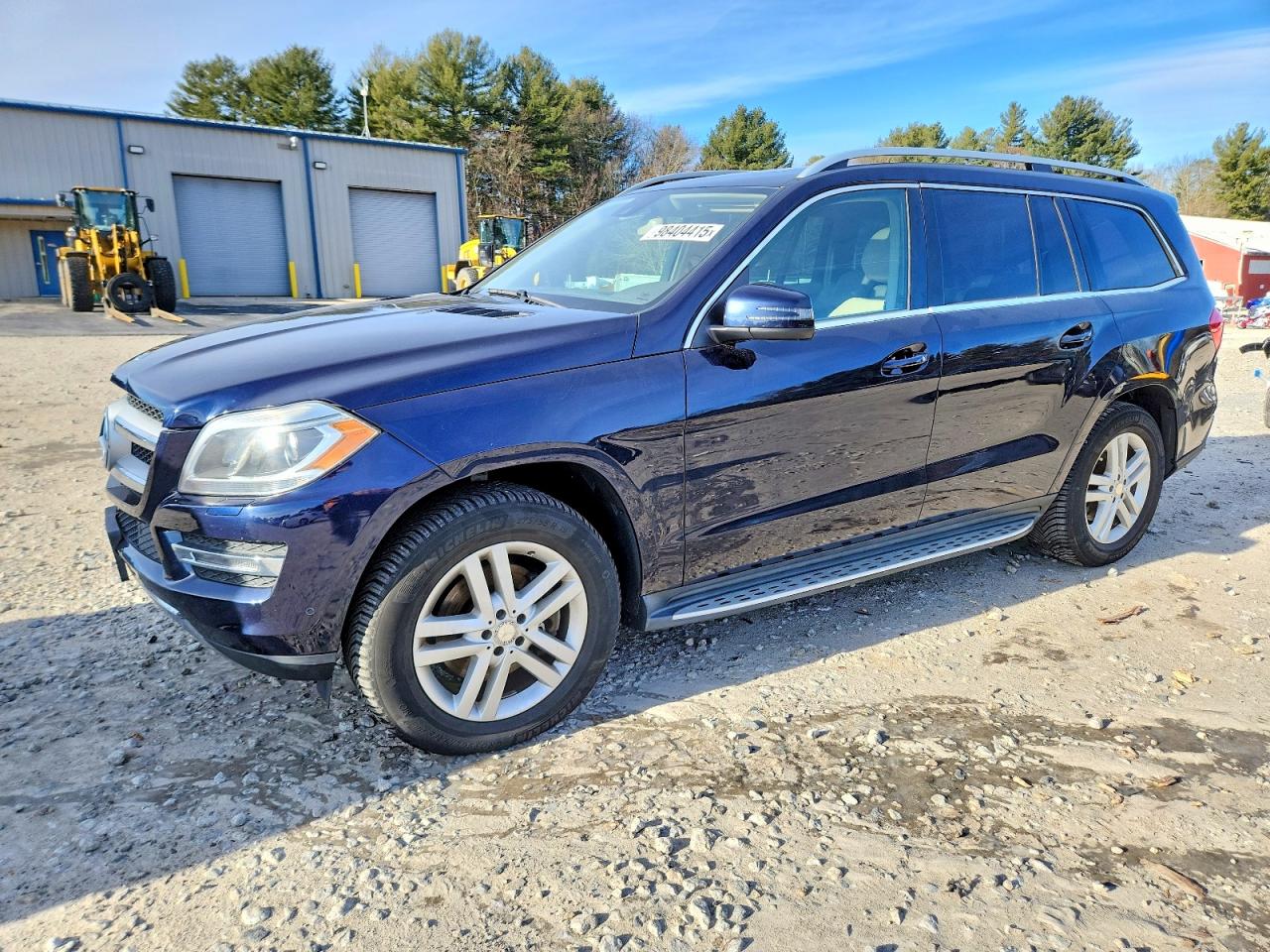 2014 Mercedes-benz Gl 450 4matic Blue vin: 4JGDF7CE1EA323941